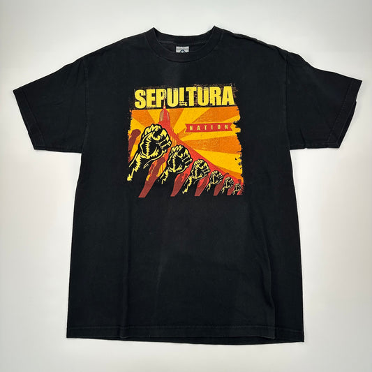 Vintage 2000s Sepultura Shirt Large Nations