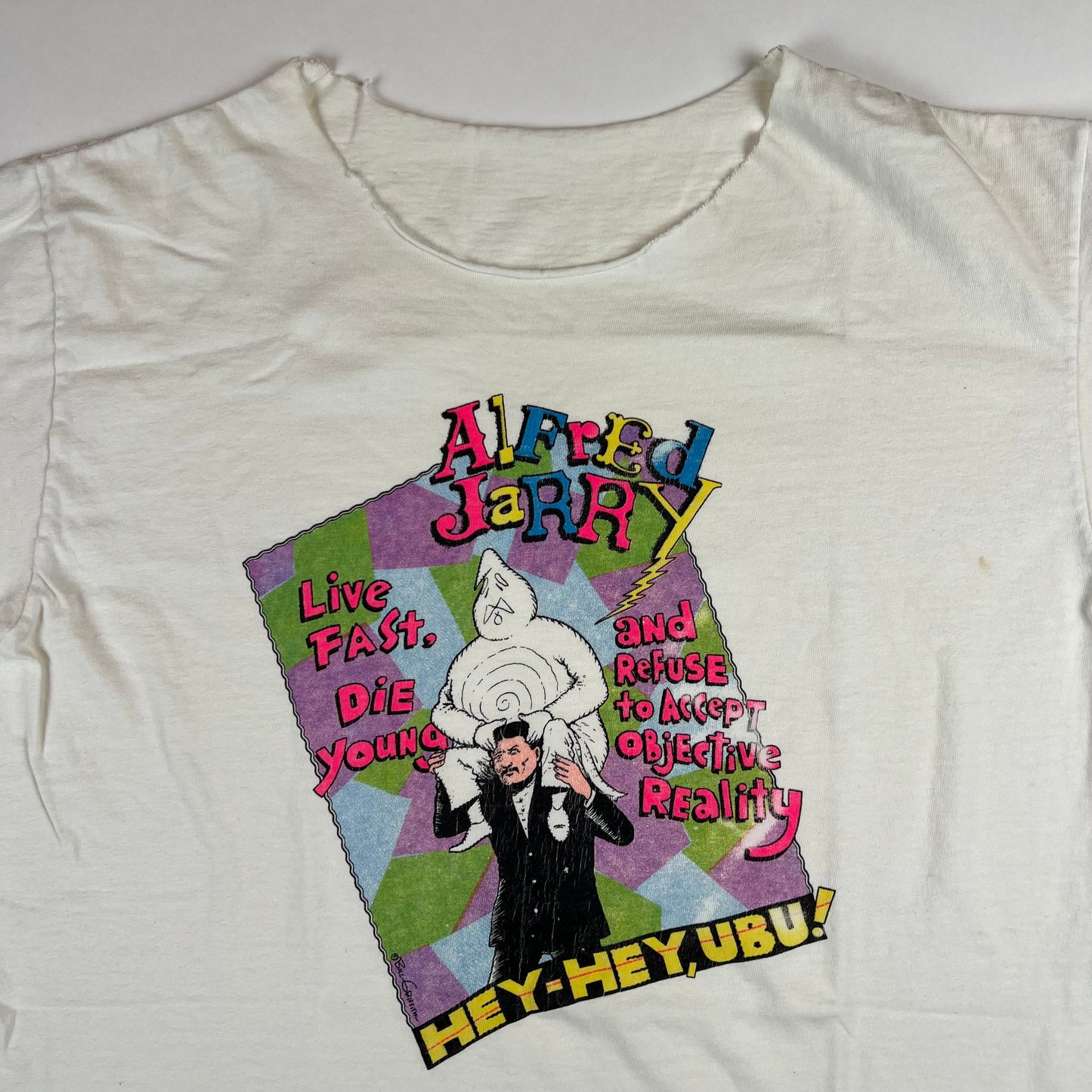 Vintage 1984 Alfred Jarry Shirt Medium Hey Hey Ubu