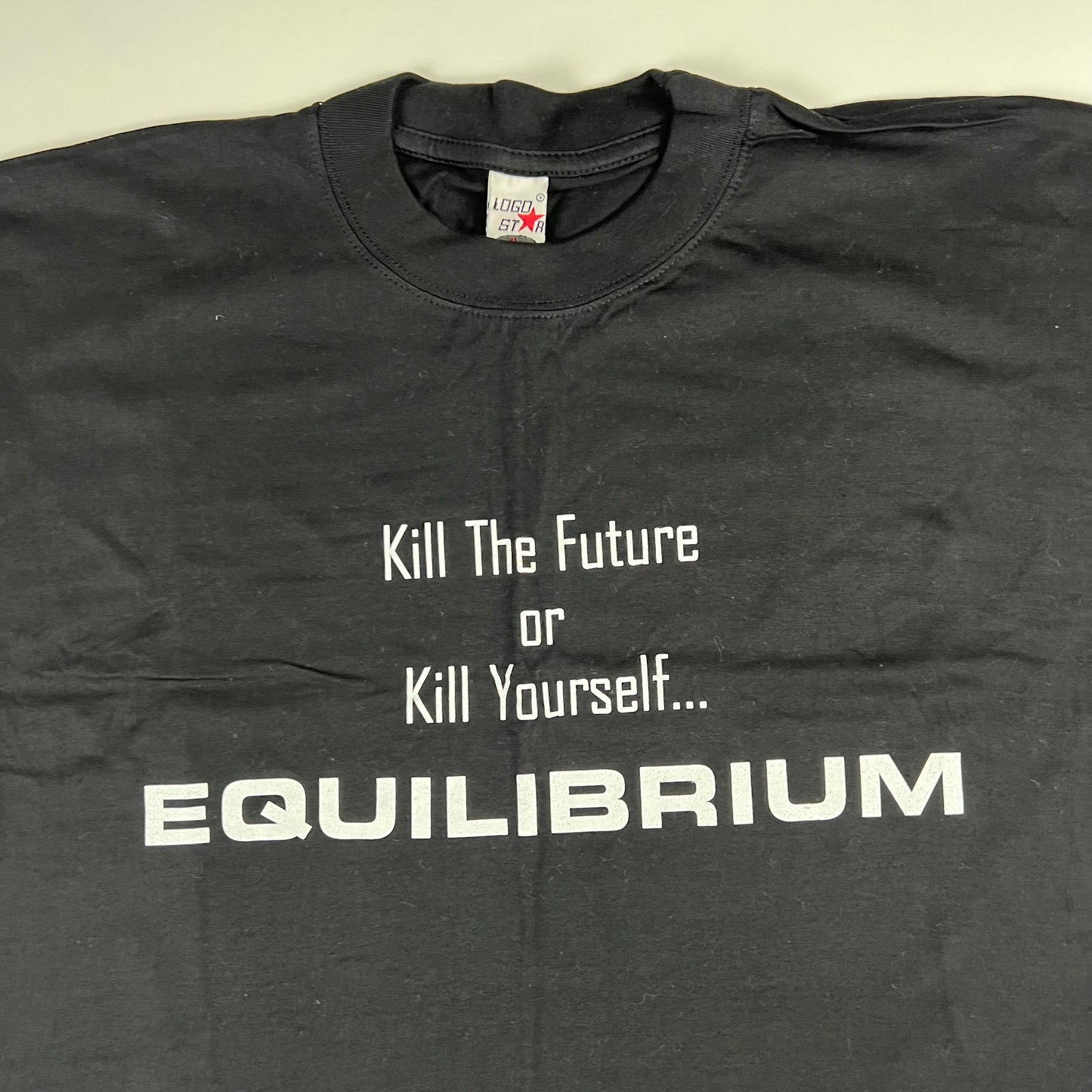 Vintage 2002 Equilibrium Shirt Large Kill The Future or Kill Yourself