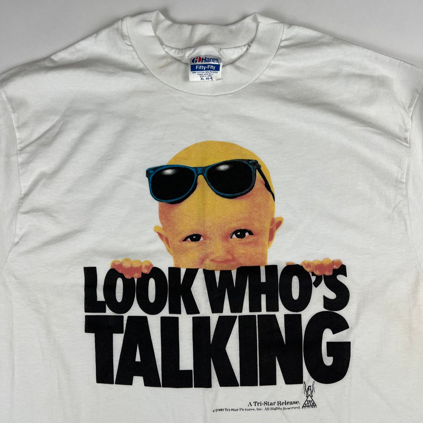 Vintage 1989 Look Who's Talking Shirt XL