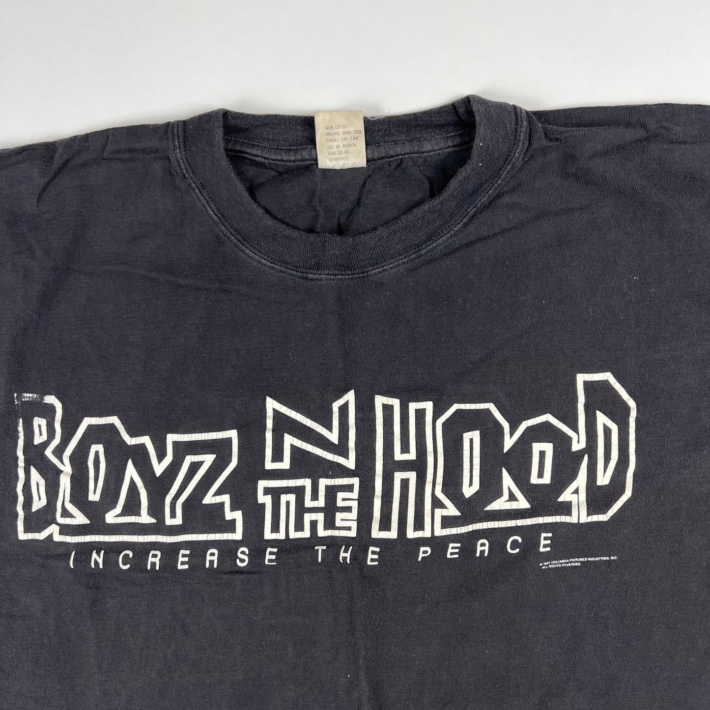 Vintage 1991 Boyz N The Hood Shirt Large Increase The Peace