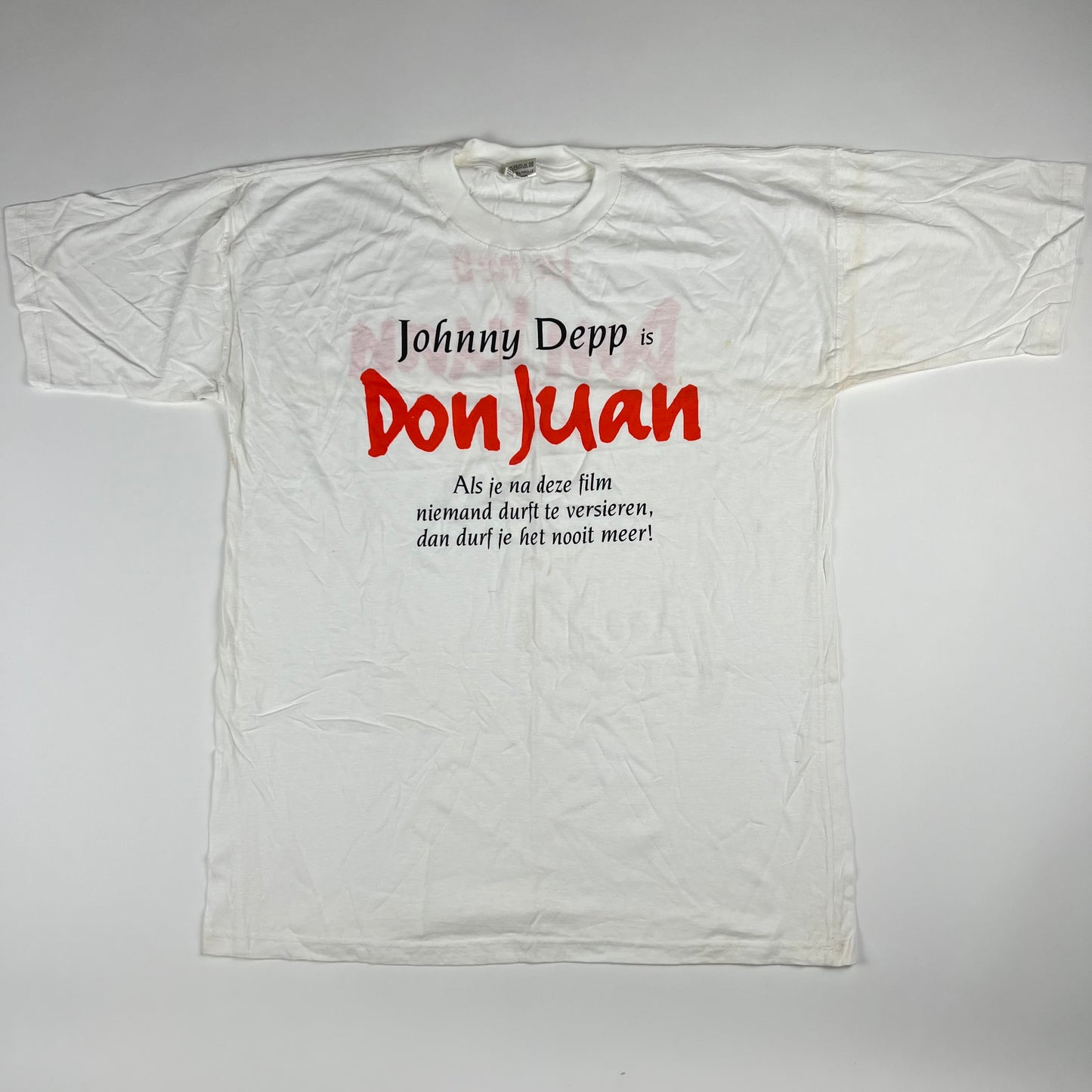 Vintage 1994 Johnny Depp Don Juan Shirt XL