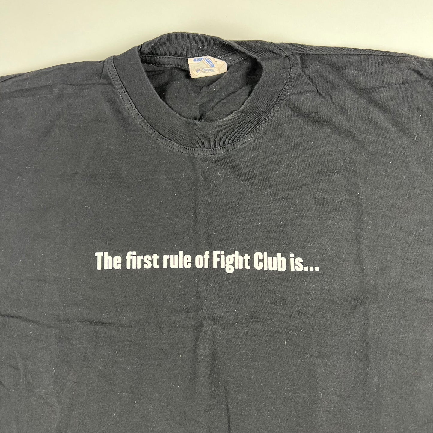 Vintage 1999 Fight Club Shirt Large The First Rule Of Fight Club