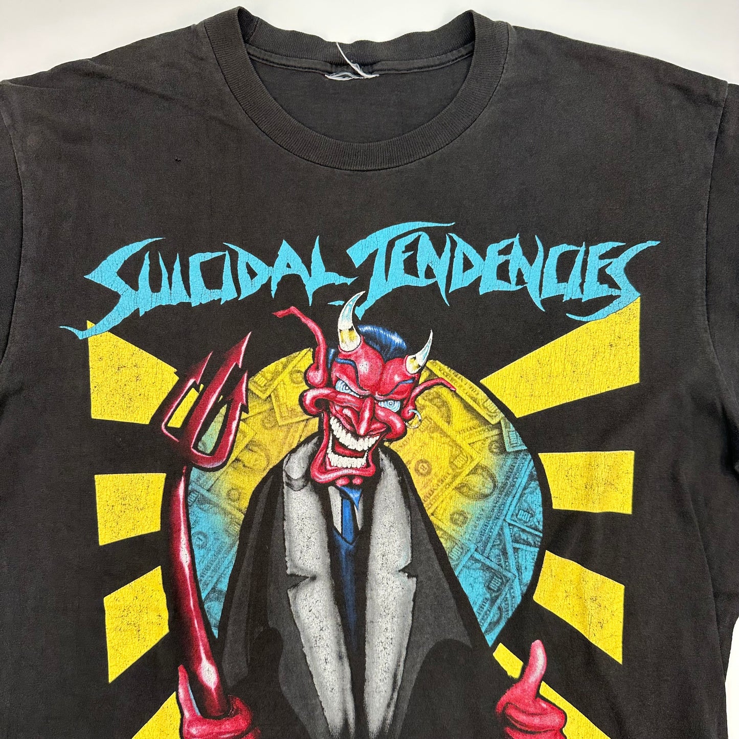 Vintage 1991 Suicidal Tendencies Shirt Large Send Me Your Money