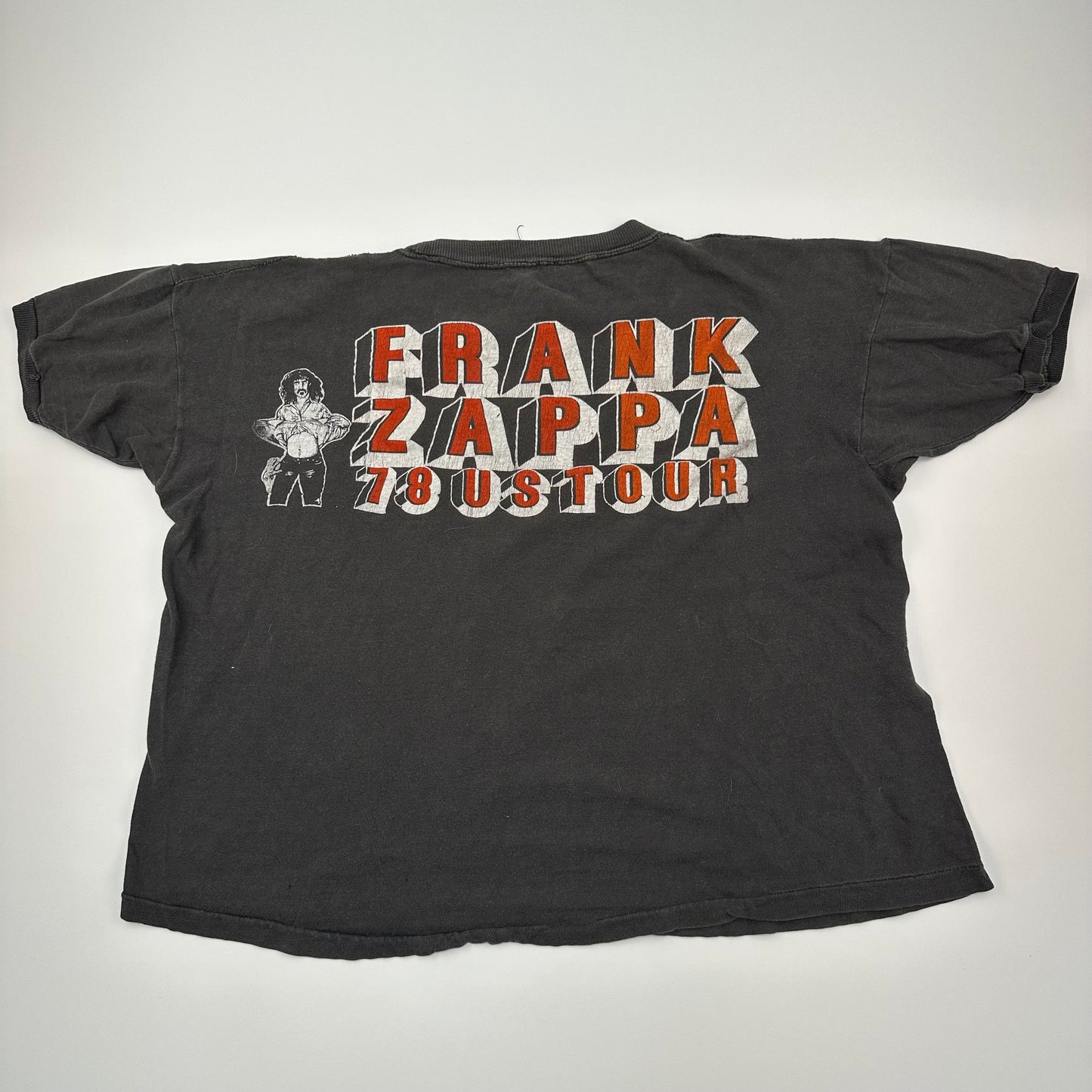 Vintage 1978 Frank Zappa Shirt Medium Zorch Stroking Fast