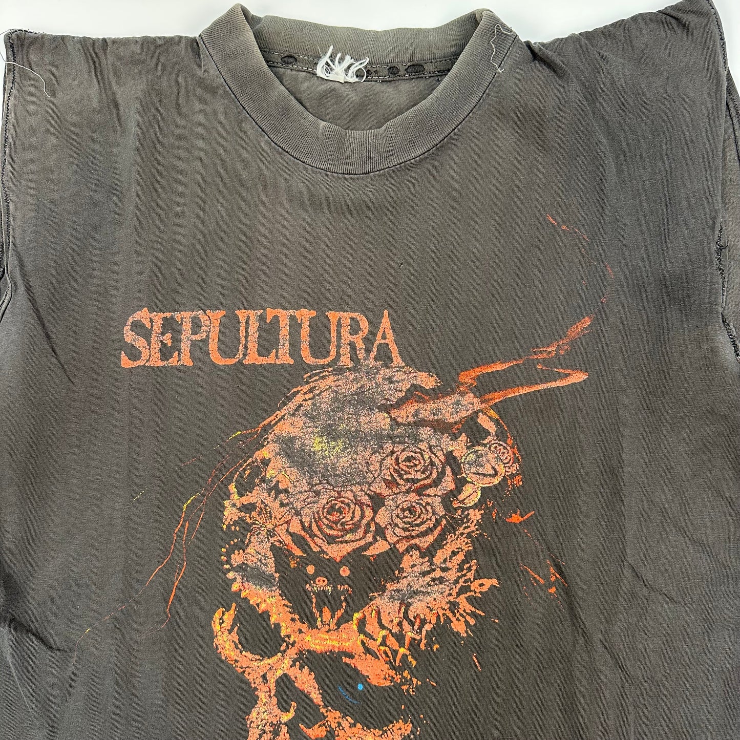 Vintage 1990 Sepultura Sleeveless Shirt Large