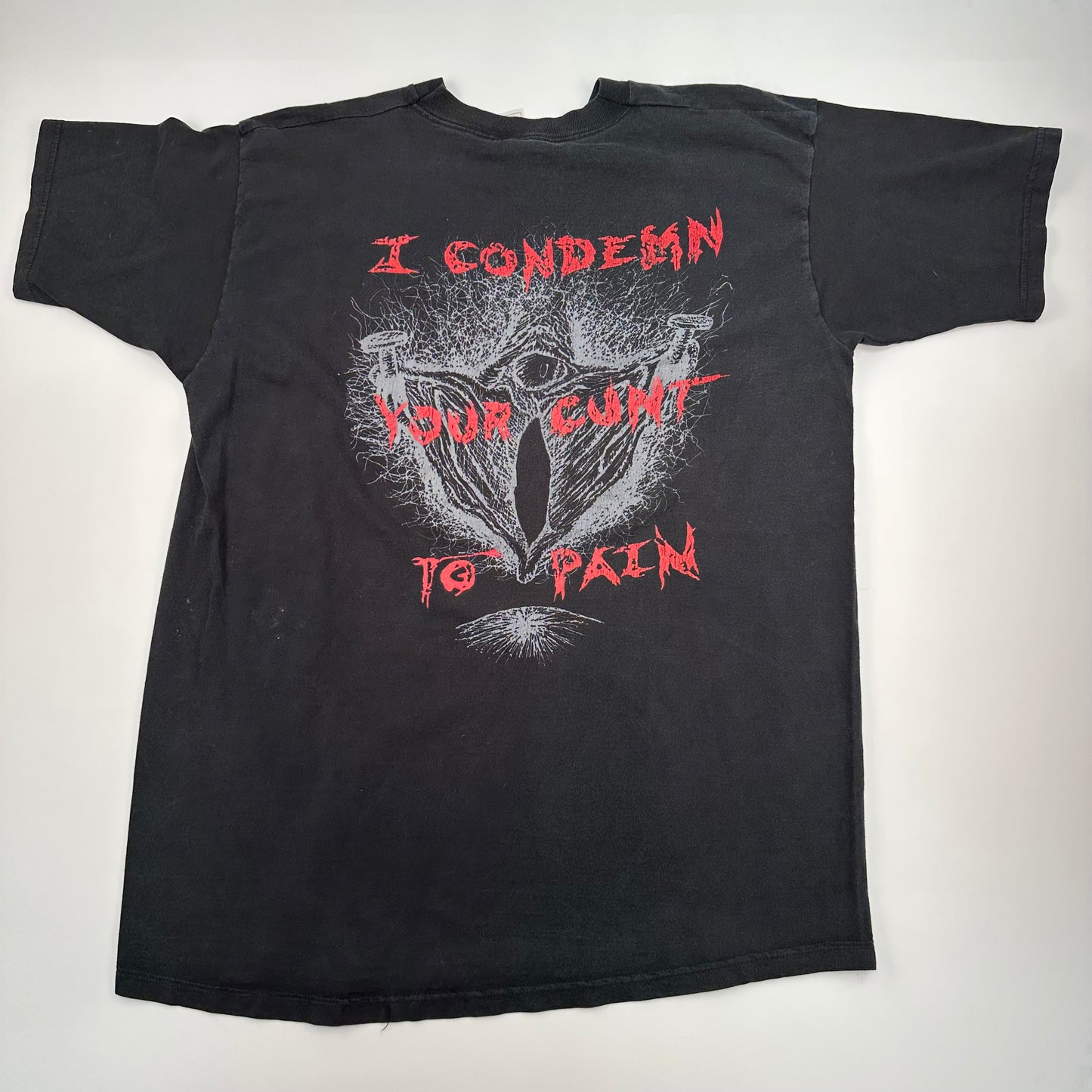 Vintage 90s Gorgasm Shirt XL I Condem Your To Pain