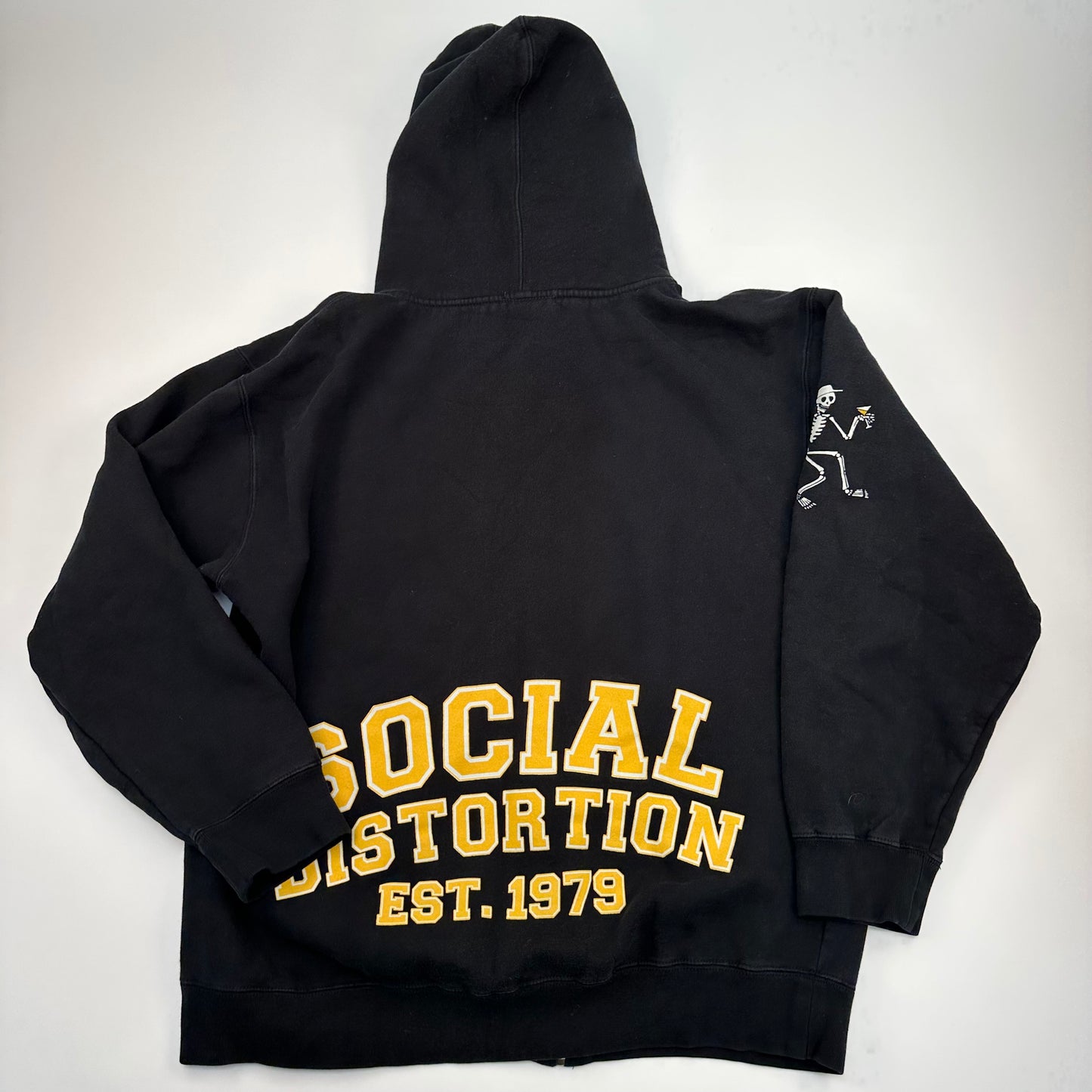 Vintage 2000s Social Distortion Zip Up Sweatshirt Large