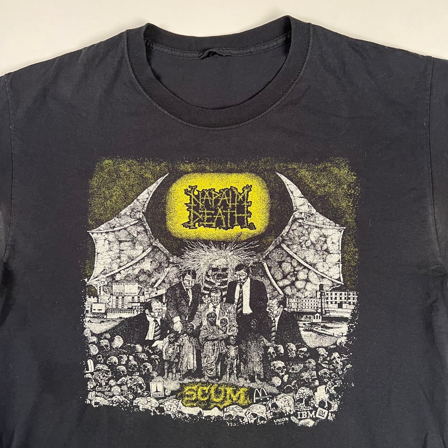 Vintage 2000s Napalm Death Shirt XL Scum