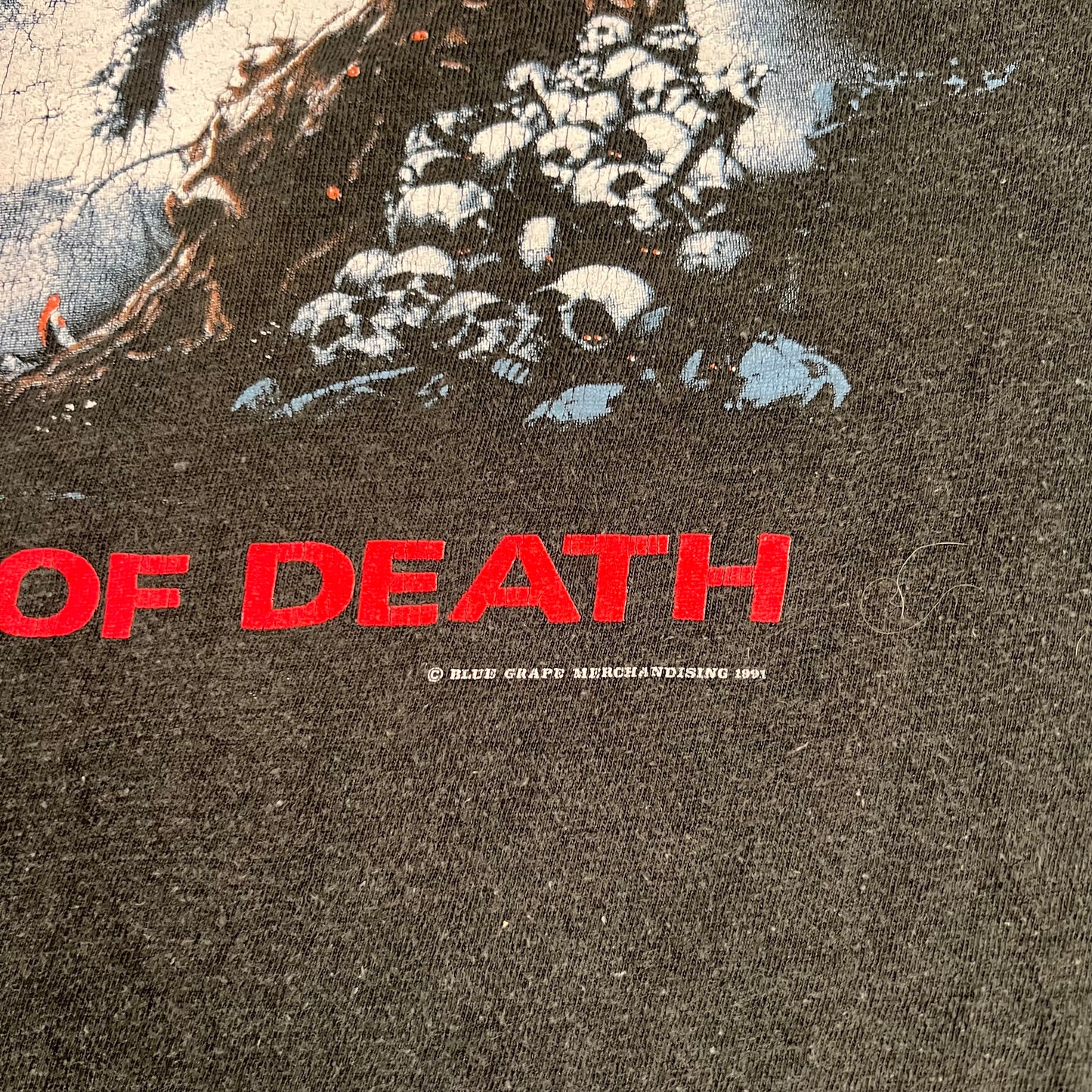 Vintage 1991 Obituary Shirt XL Cause Of Death