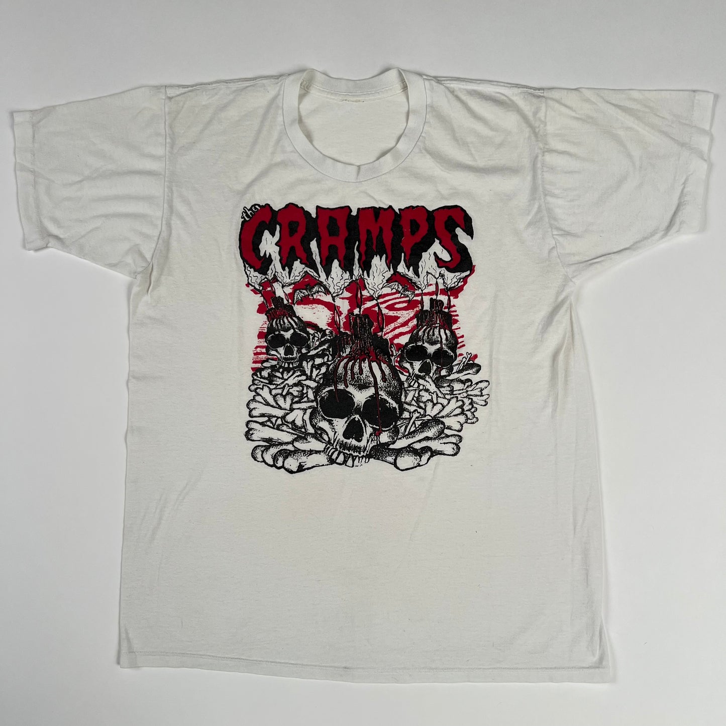 Vintage 1981 The Cramps Shirt Medium Rockin' Bones Tour