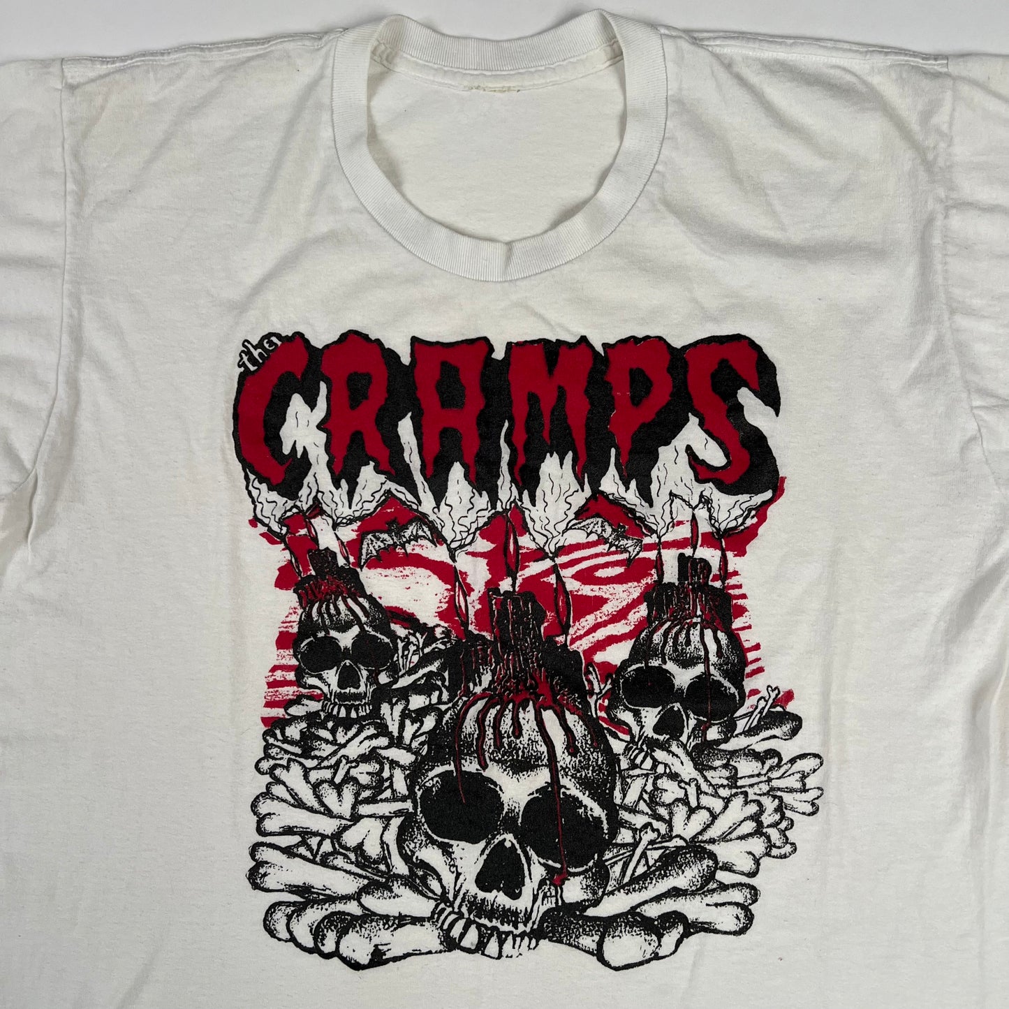 Vintage 1981 The Cramps Shirt Medium Rockin' Bones Tour