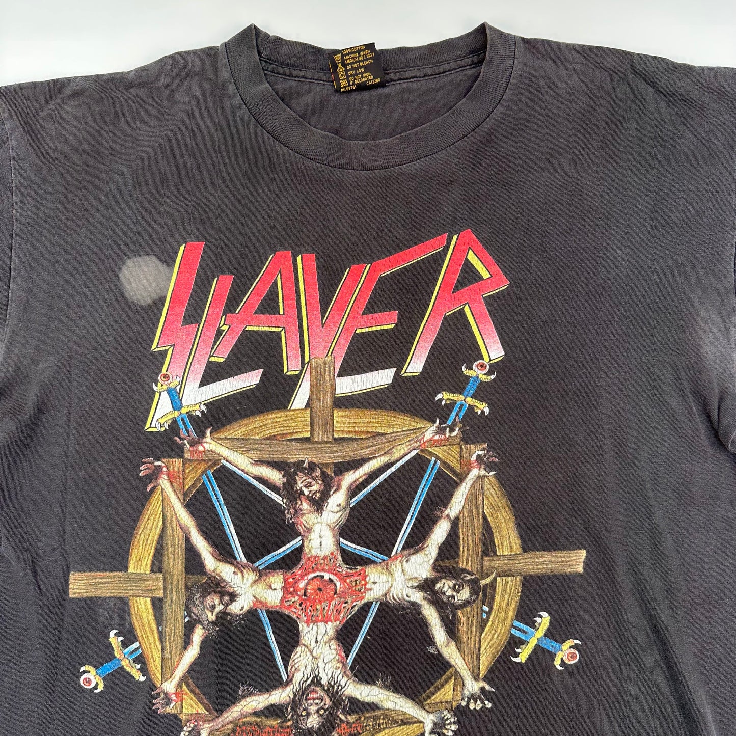 Vintage 1994 Slayer Shirt XL Circle Of Beliefs