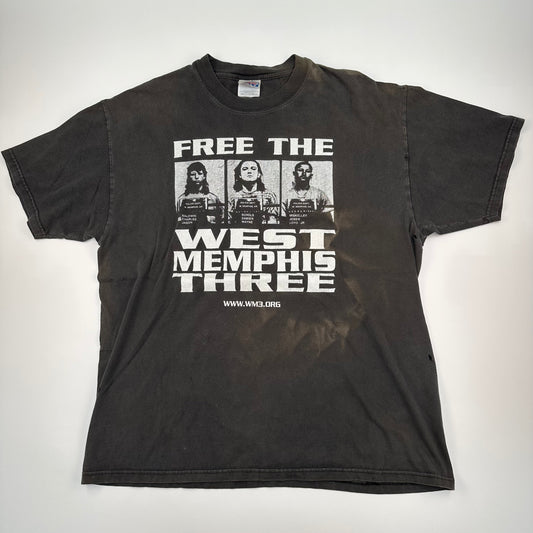 Vintage 2000s Free The West Memphis Three Shirt XL