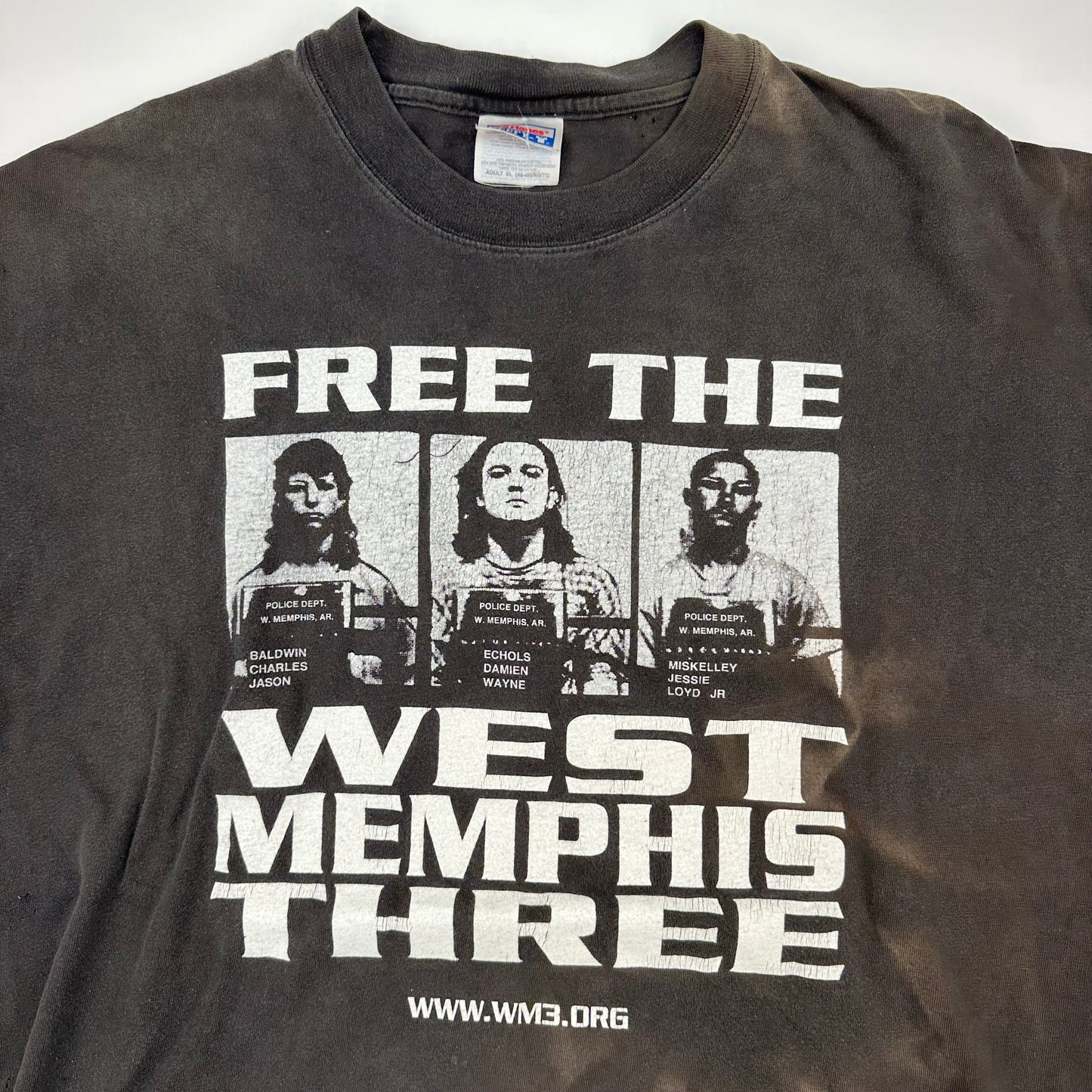 Vintage 2000s Free The West Memphis Three Shirt XL