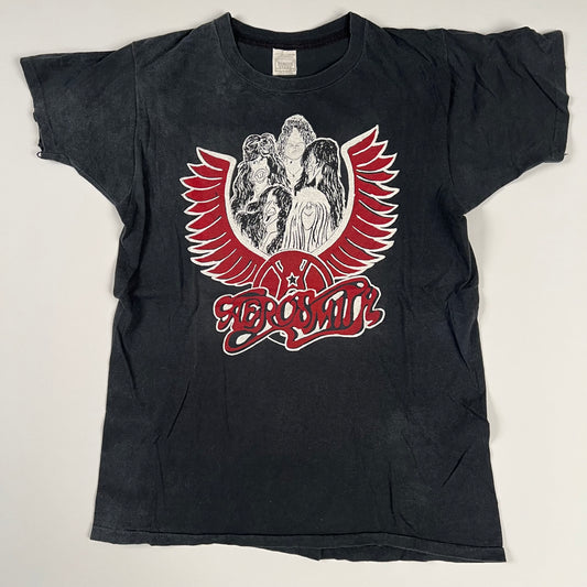 Vintage 80s Aerosmith Shirt XL Draw The Line