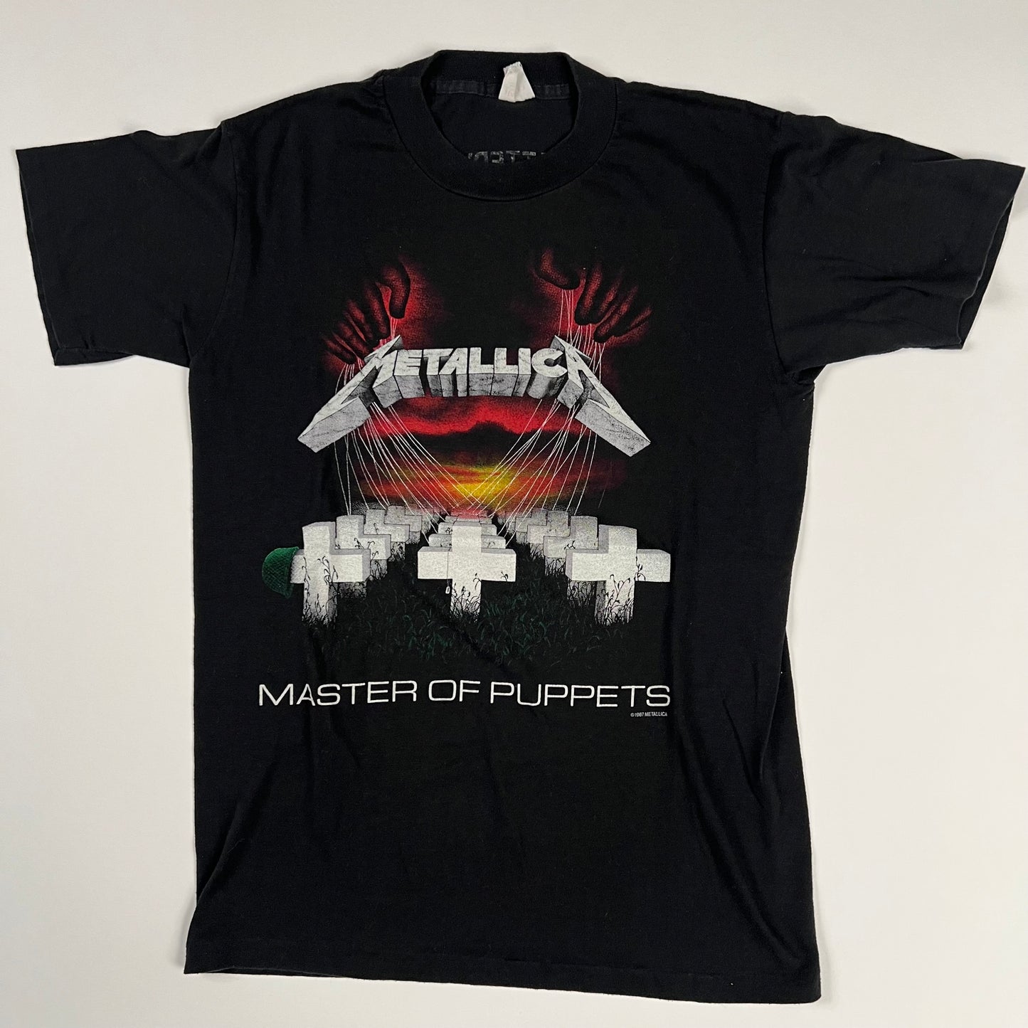 Vintage 1987 Metallica Shirt Large Master Of Puppets