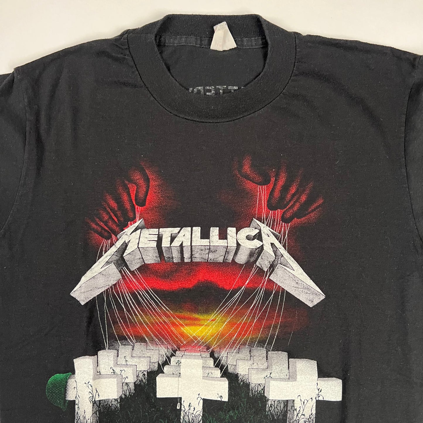 Vintage 1987 Metallica Shirt Large Master Of Puppets