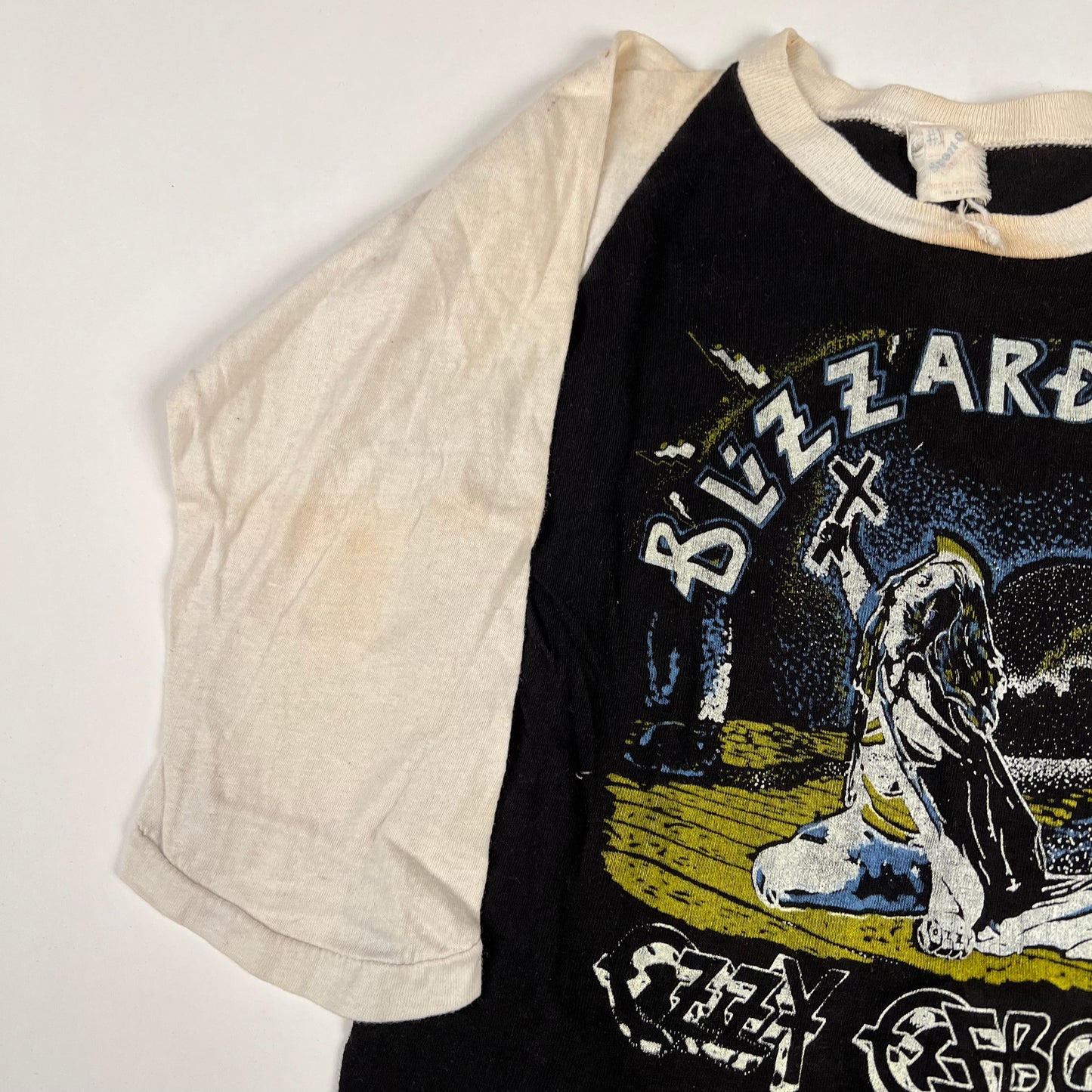 Vintage 80s Ozzy Osbourne Shirt Medium Blizzard Of Ozz