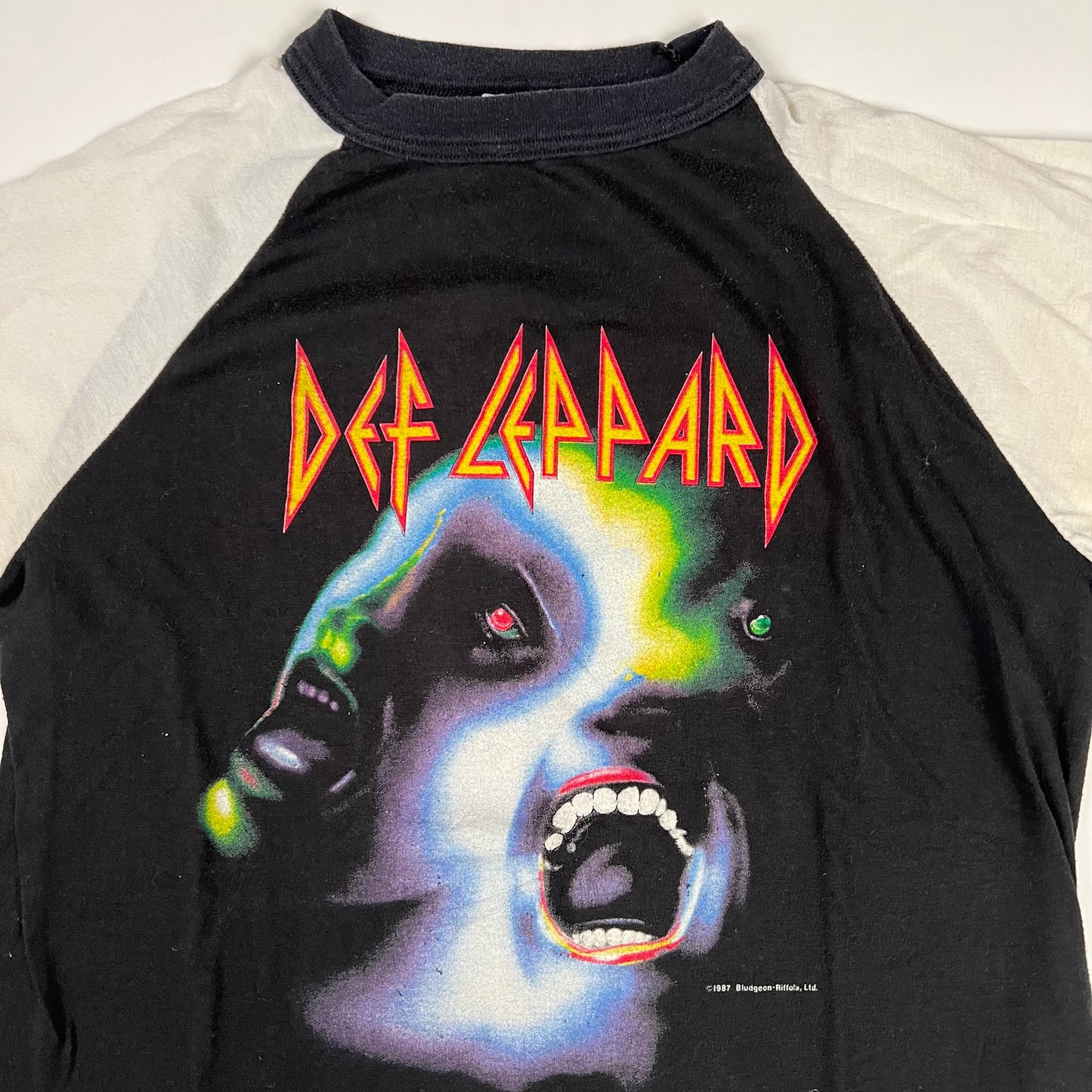 Vintage 1987 Def Leppard Shirt XL Hysteria Tour