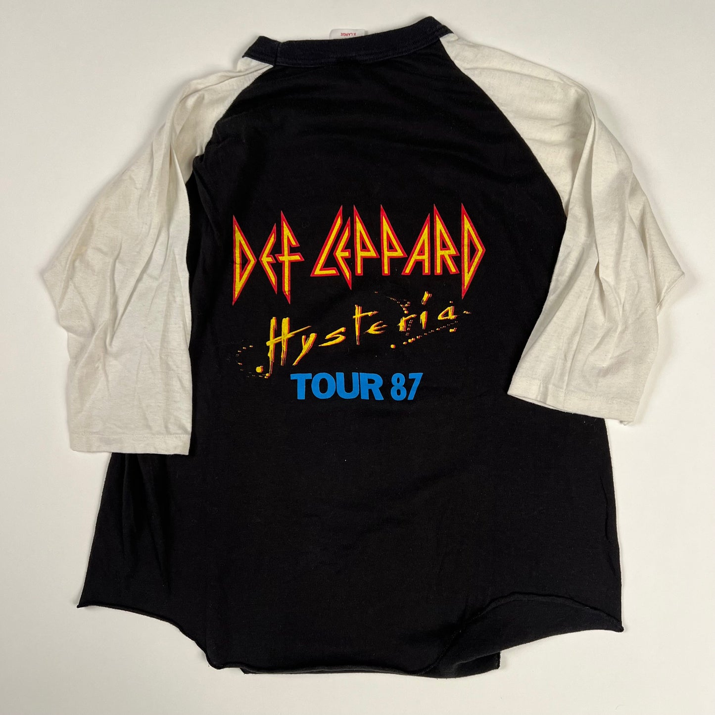 Vintage 1987 Def Leppard Shirt XL Hysteria Tour