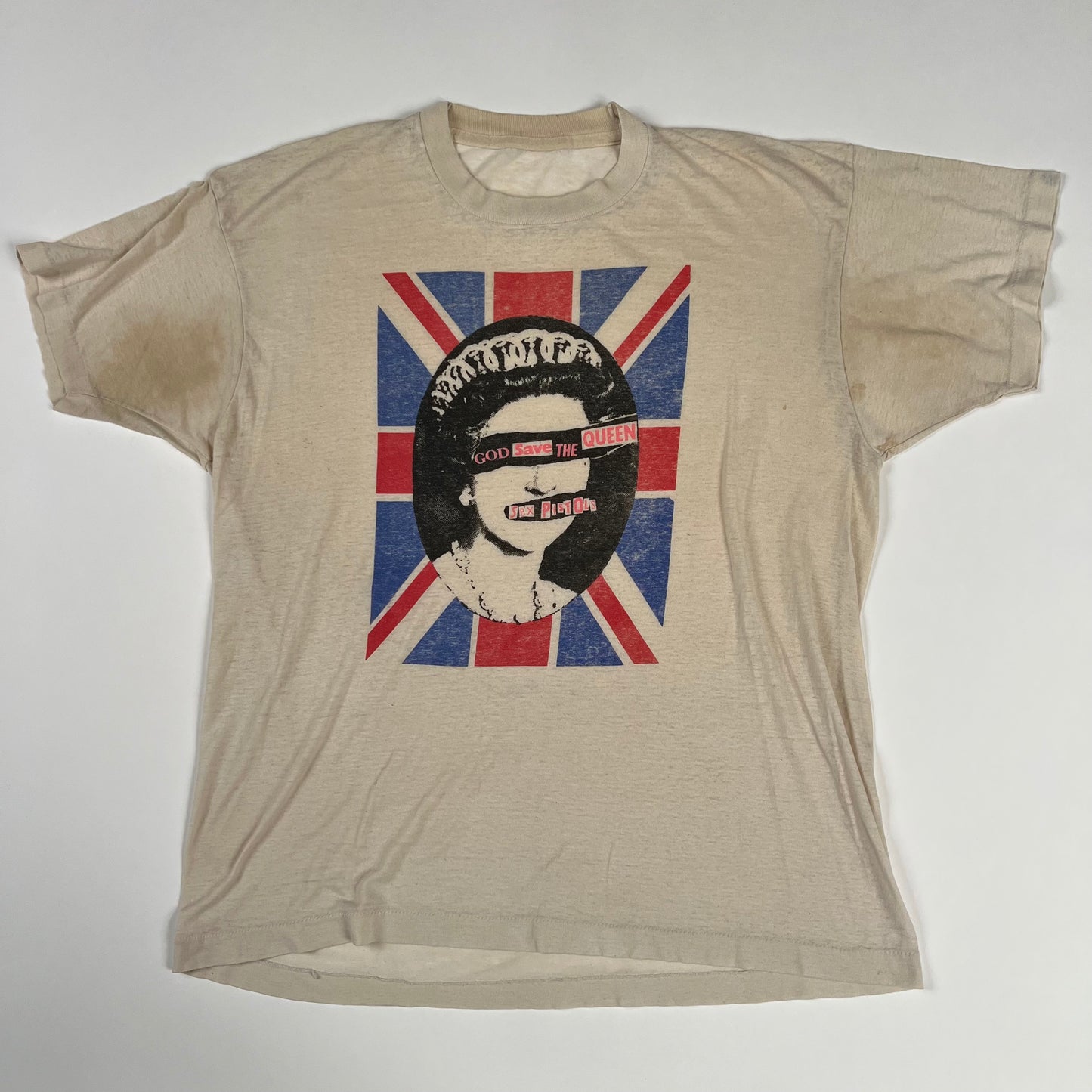 Vintage 80s Sex Pistols Shirt Large God Save The Queen