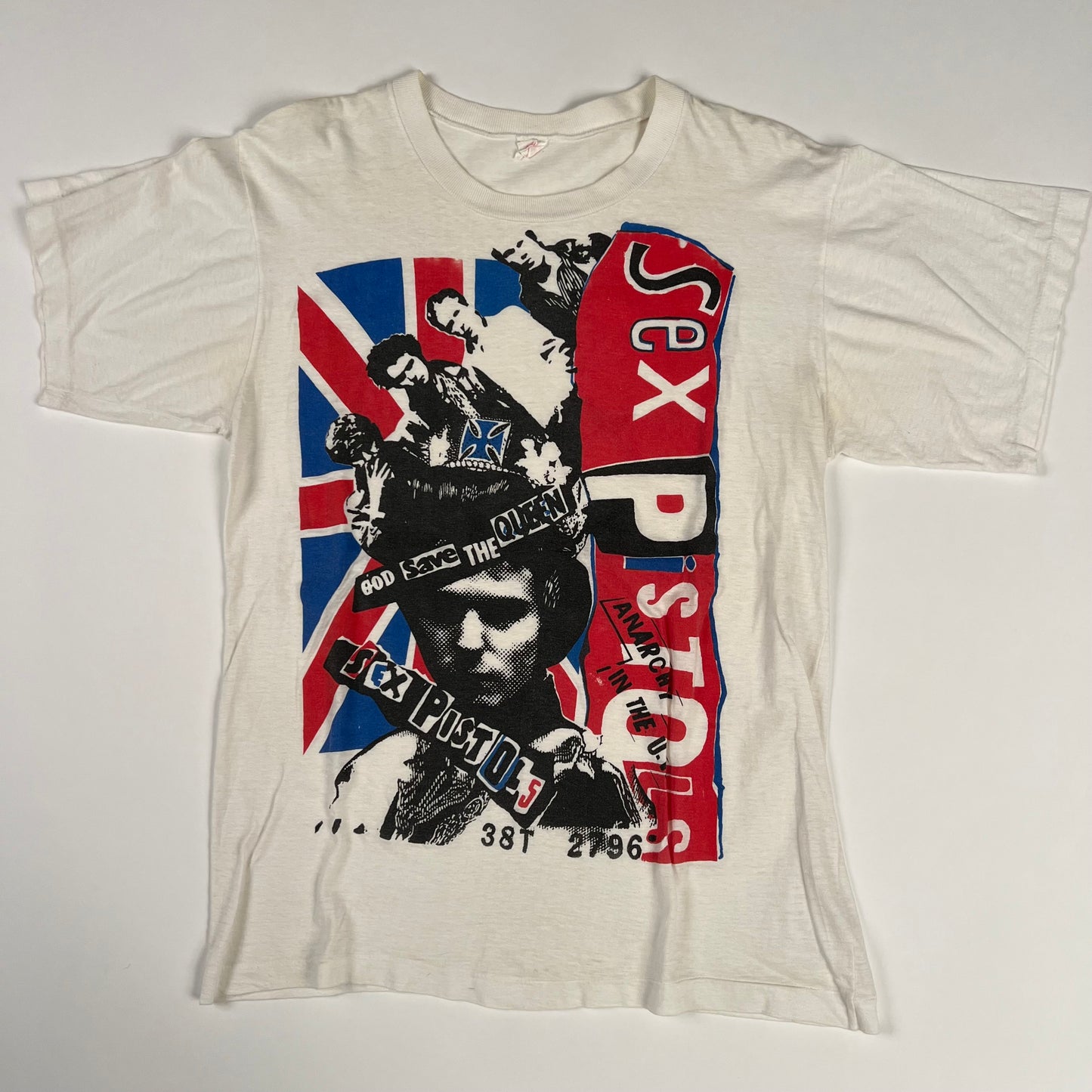 Vintage 80s Sex Pistols Shirt Medium God Save The Queen