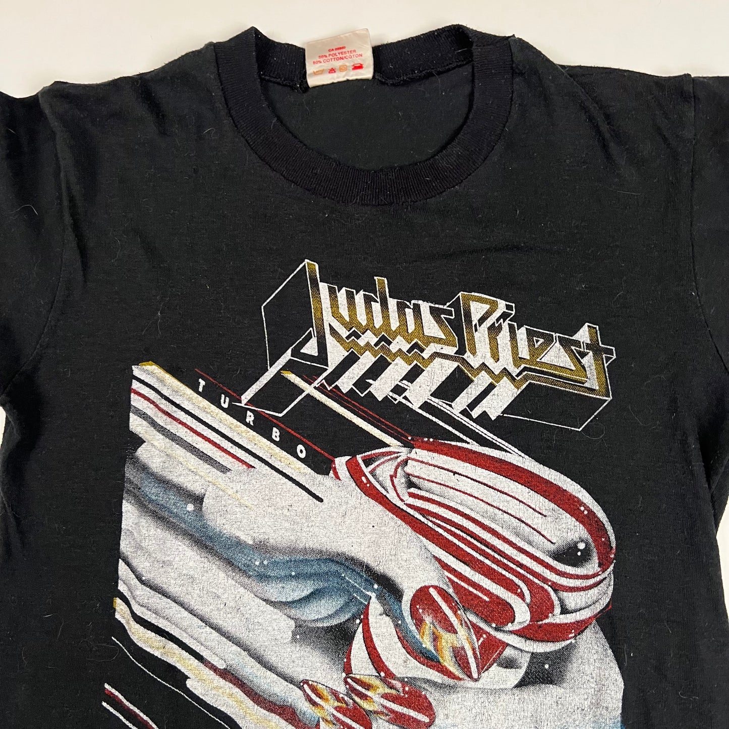 Vintage 80s Judas Priest Long Sleeve Shirt Small