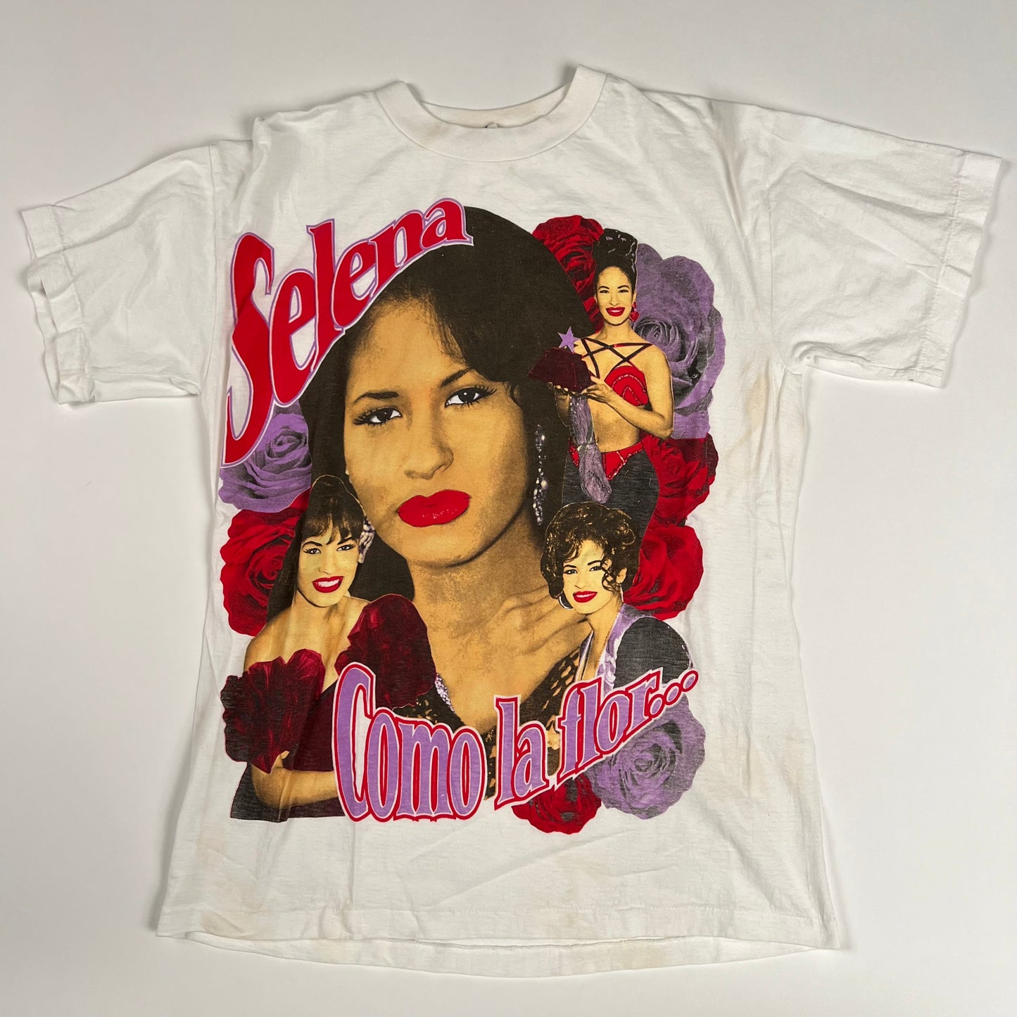 Vintage 90s Selena Shirt Large Como La Flor