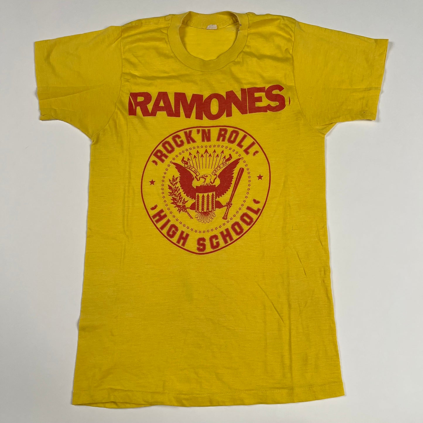 Vintage 70s Ramones Shirt Medium Rock N Roll High School