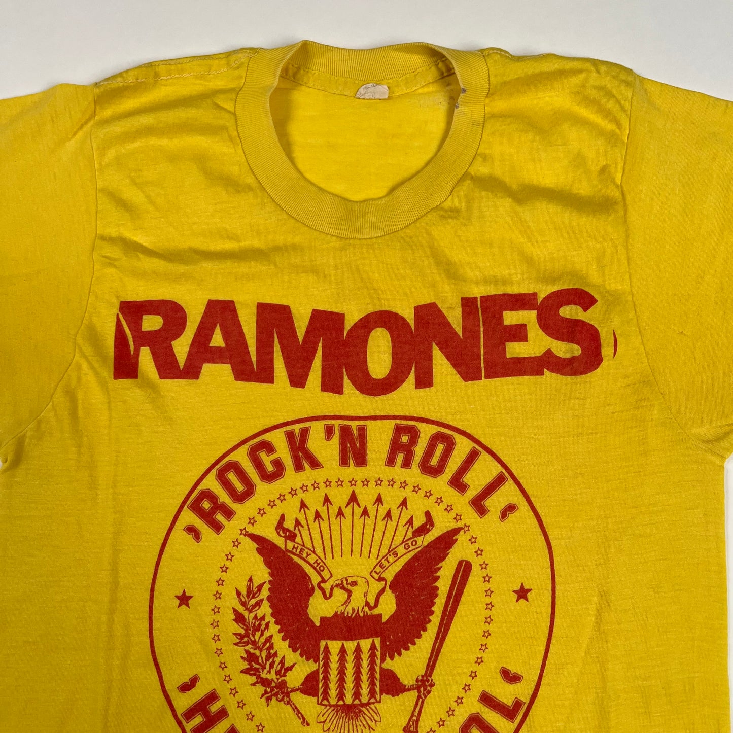 Vintage 70s Ramones Shirt Medium Rock N Roll High School