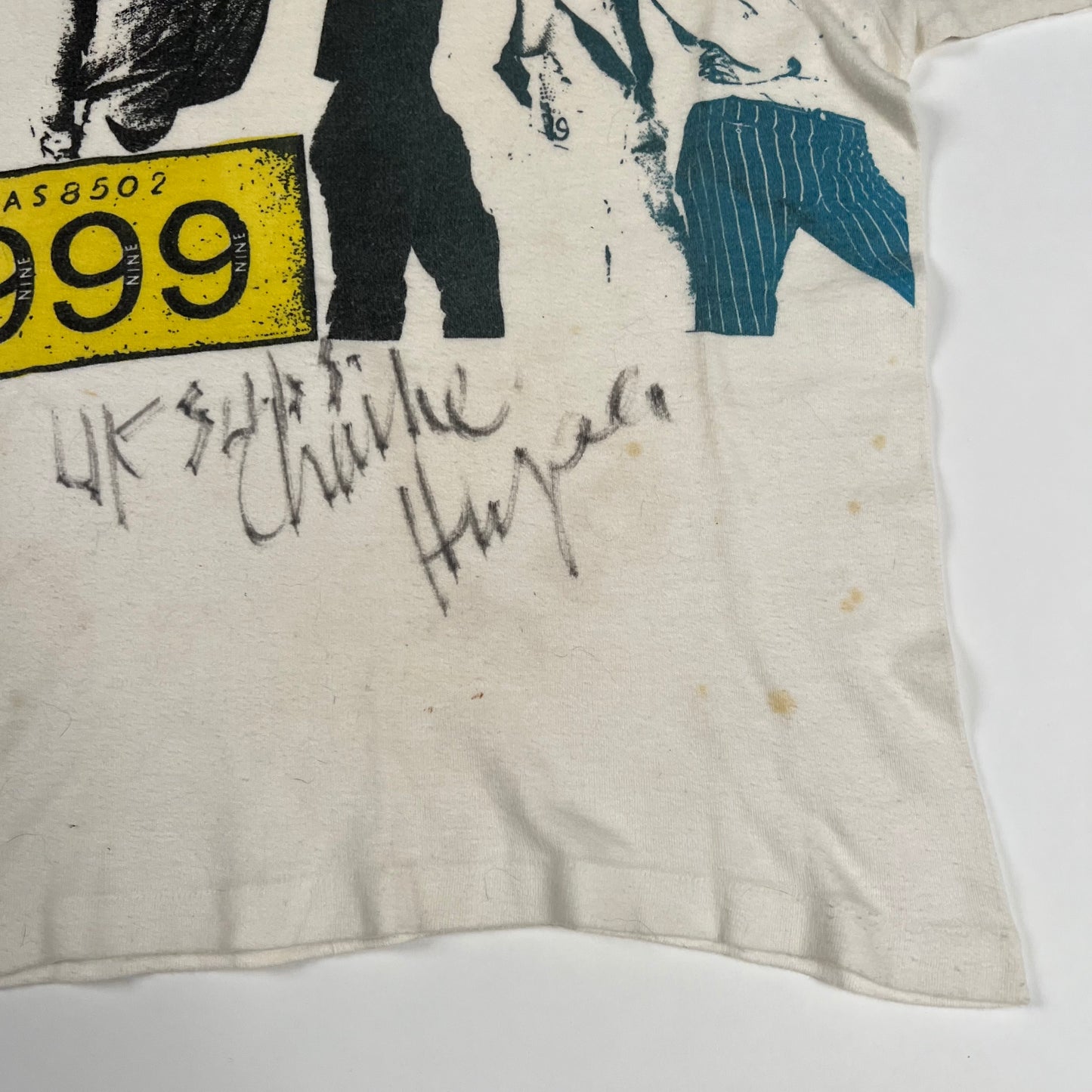 Vintage 70s 999 Shirt Medium Autographed