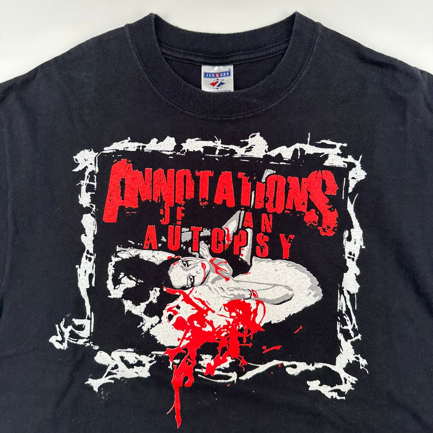 Vintage 2000s Annotations Of An Autopsy Shirt Medium