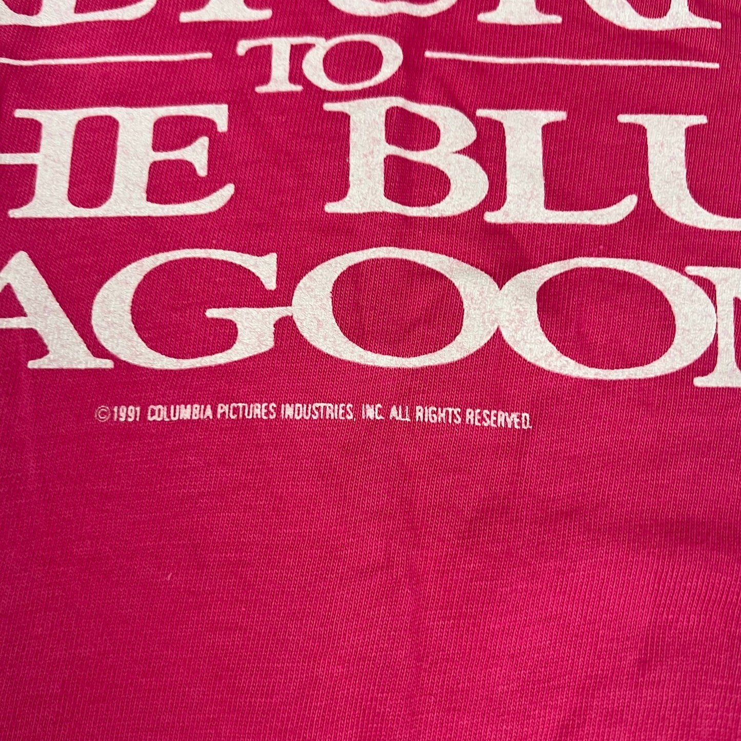 Vintage 1991 Return To The Blue Lagoon Shirt XL