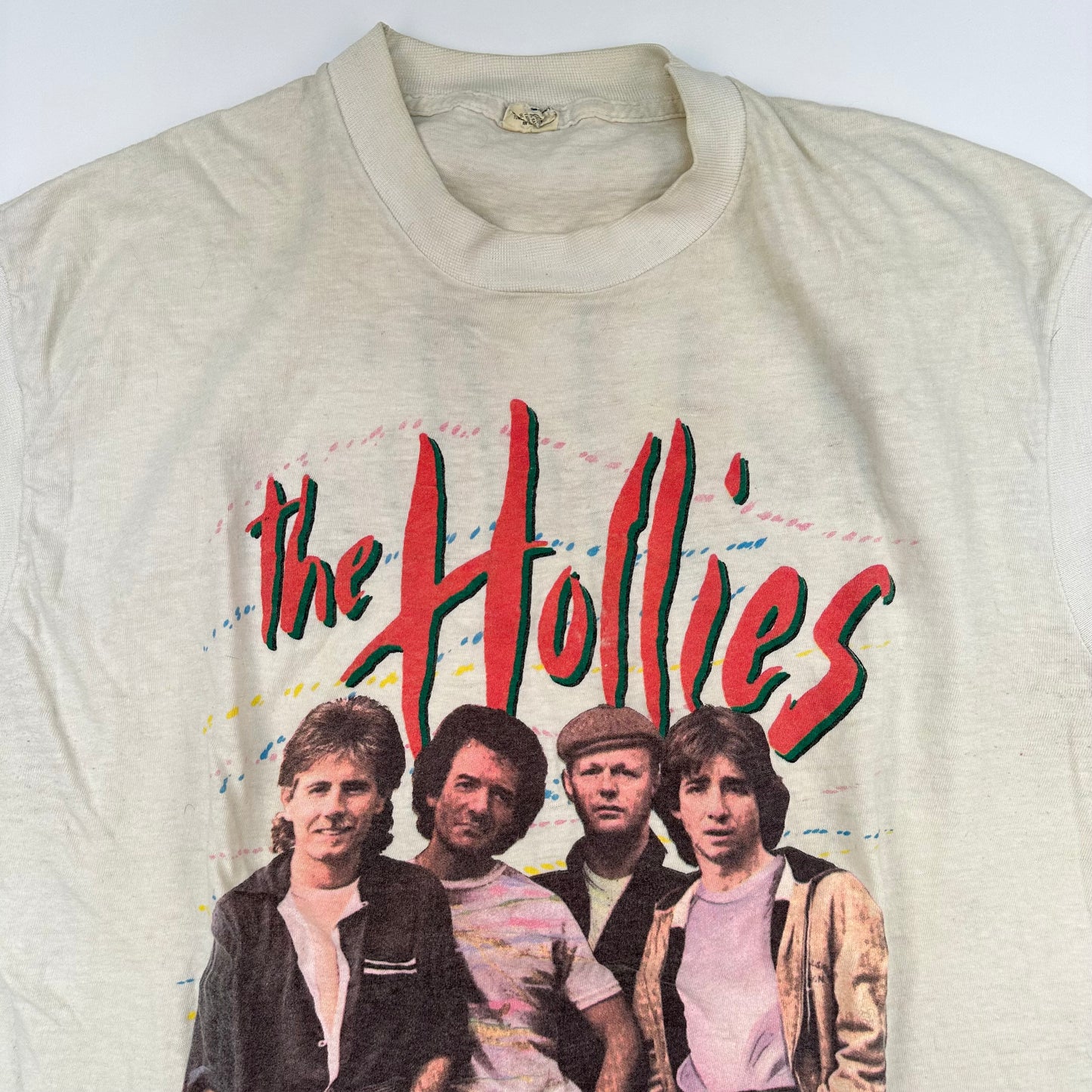 Vintage 1983 The Hollies Sleeveless Shirt XL