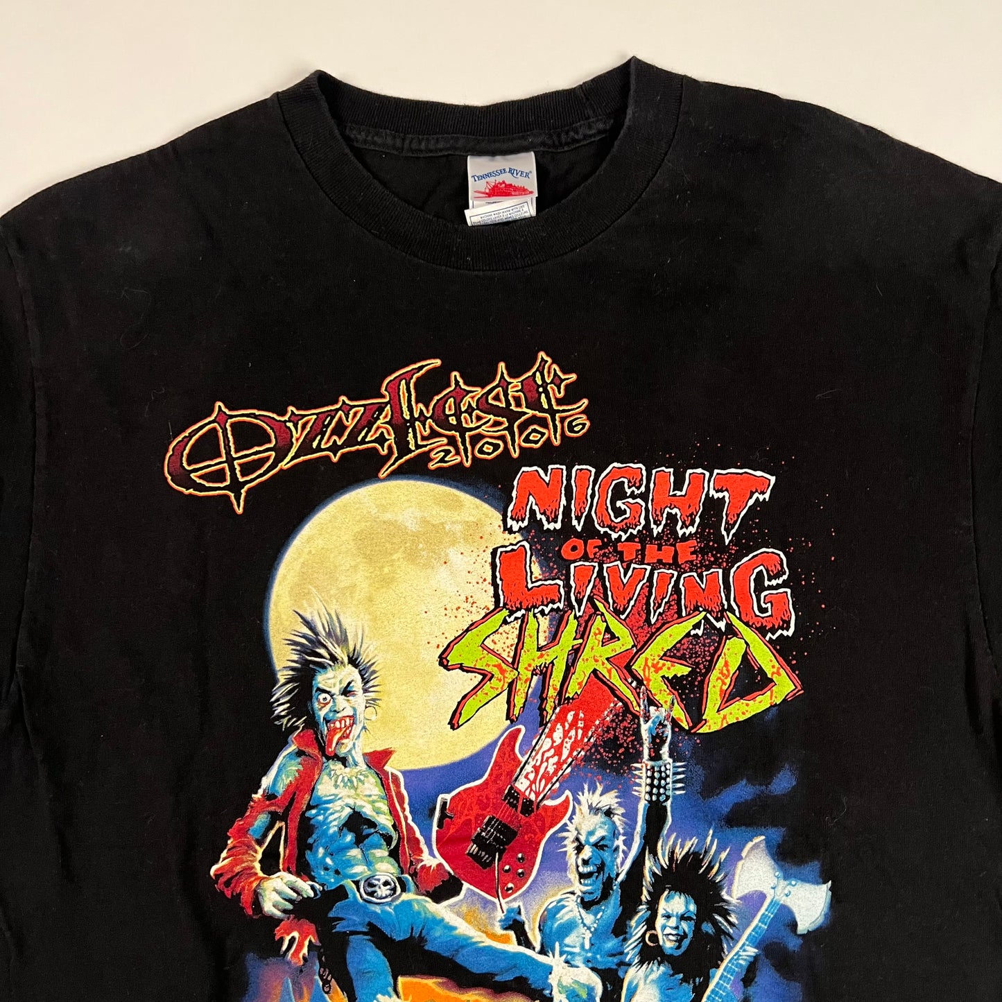 Vintage 2006 Ozzfest Shirt Large Night Of The Living Shred