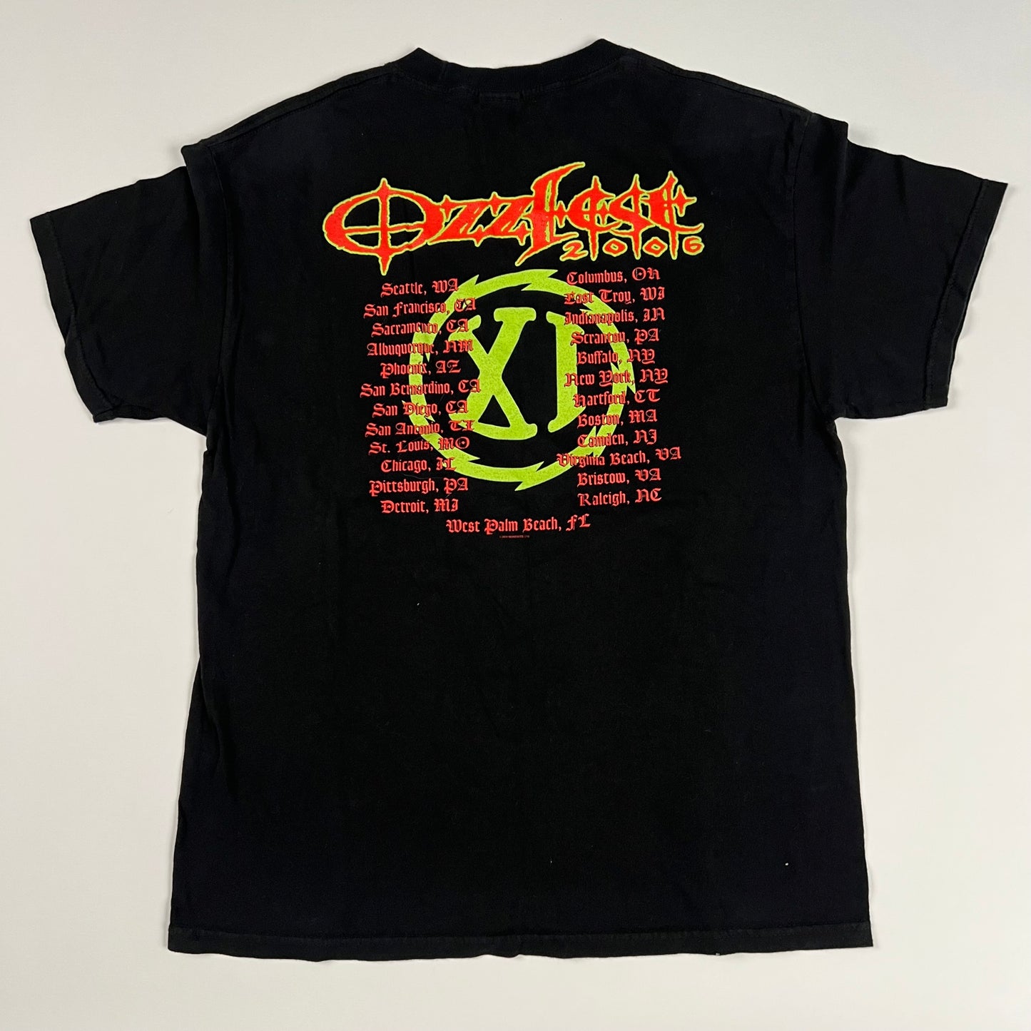 Vintage 2006 Ozzfest Shirt Large Night Of The Living Shred