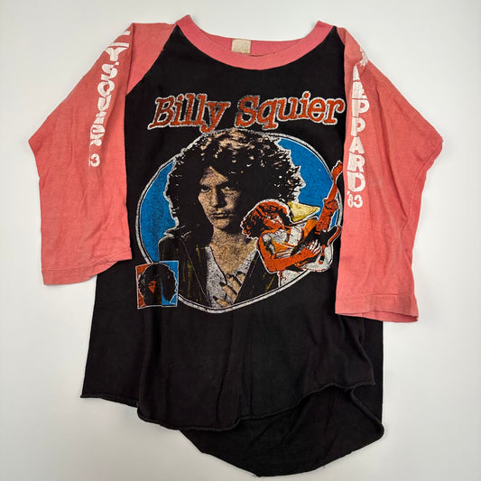 Vintage 1983 Billy Squier Def Leppard Shirt Medium