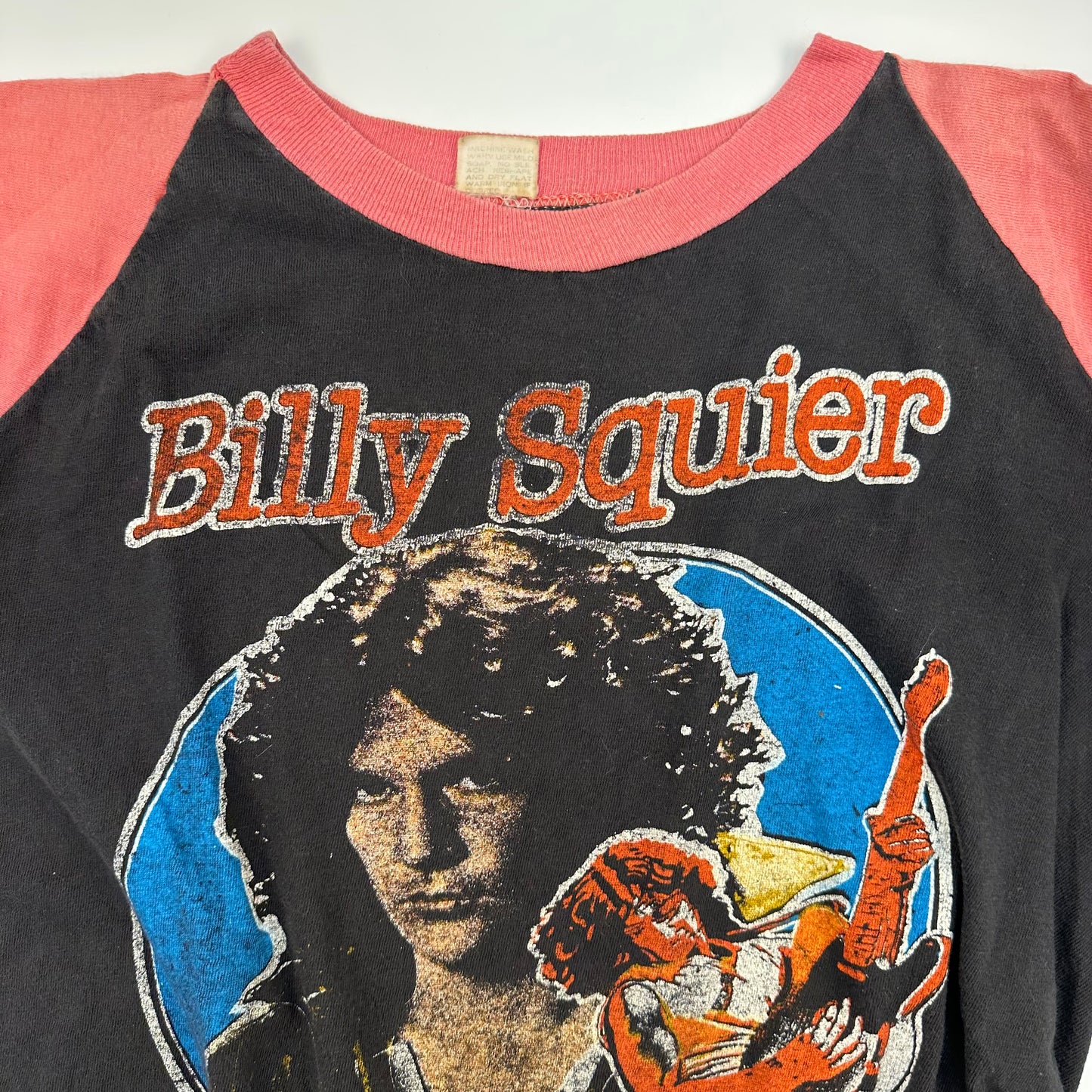 Vintage 1983 Billy Squier Def Leppard Shirt Medium