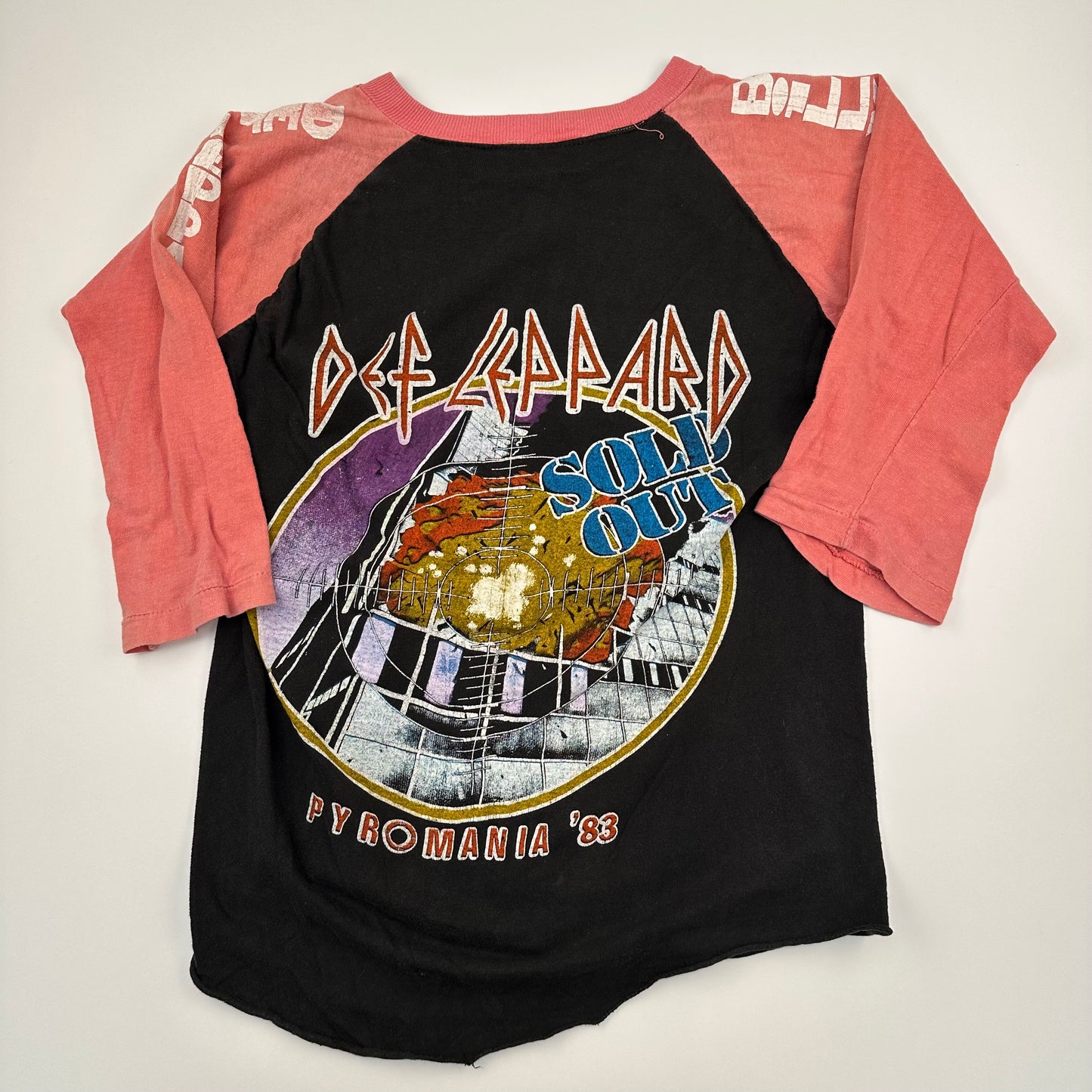 Vintage 1983 Billy Squier Def Leppard Shirt Medium