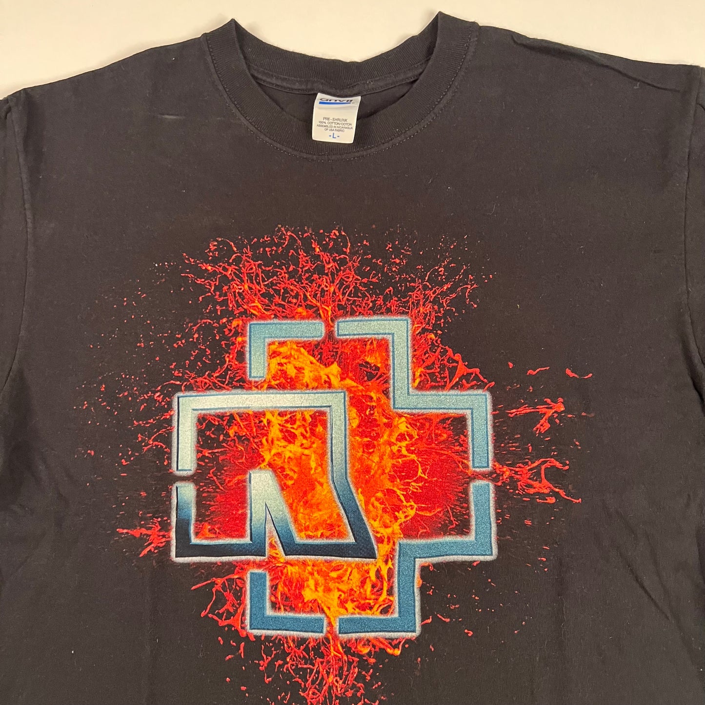 Vintage 2000s Rammstein Shirt Large