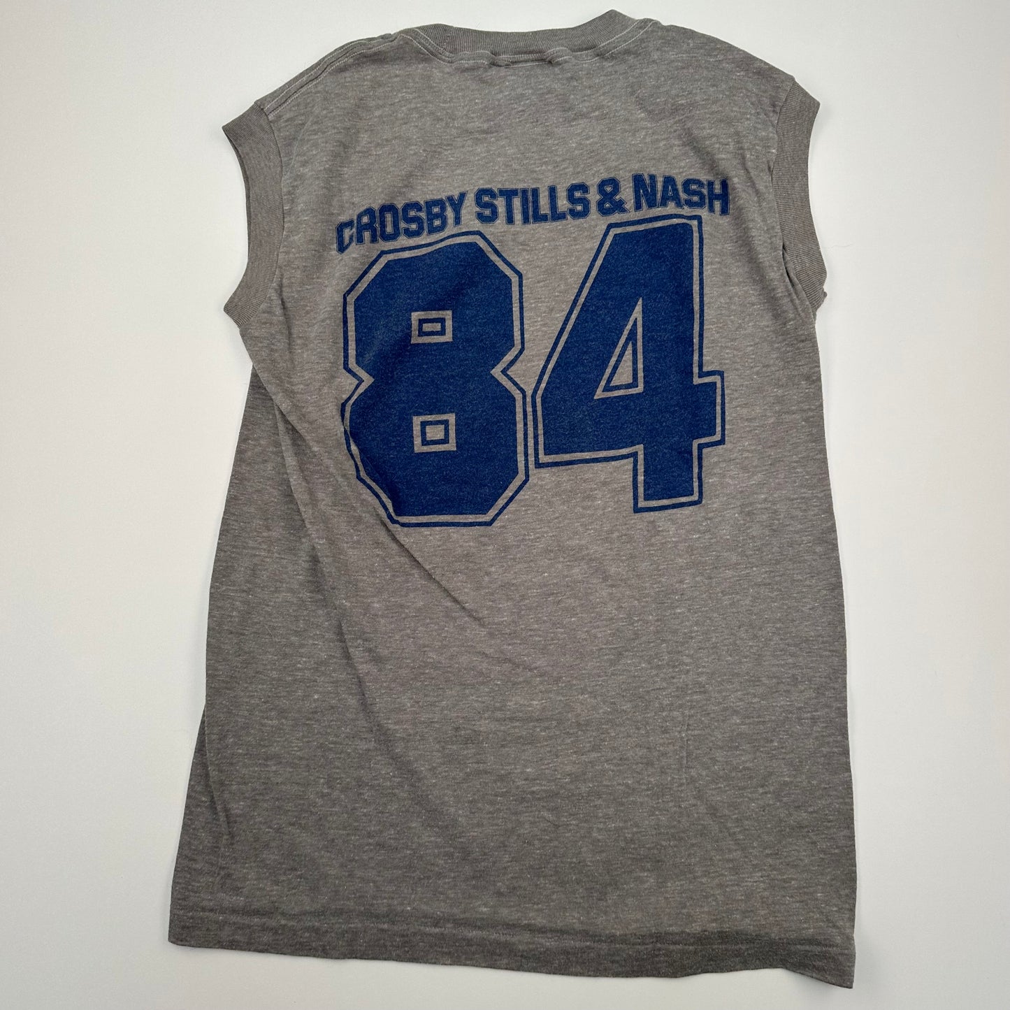 Vintage 1984 Crosby Stills & Nash Sleeveless Shirt Medium