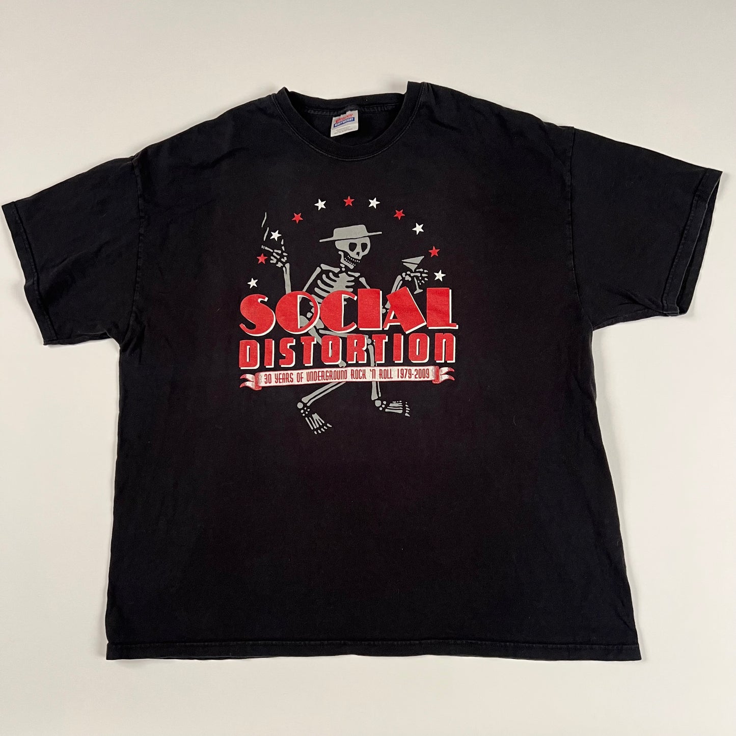 2009 Social Distortion Shirt XXL 30 Years