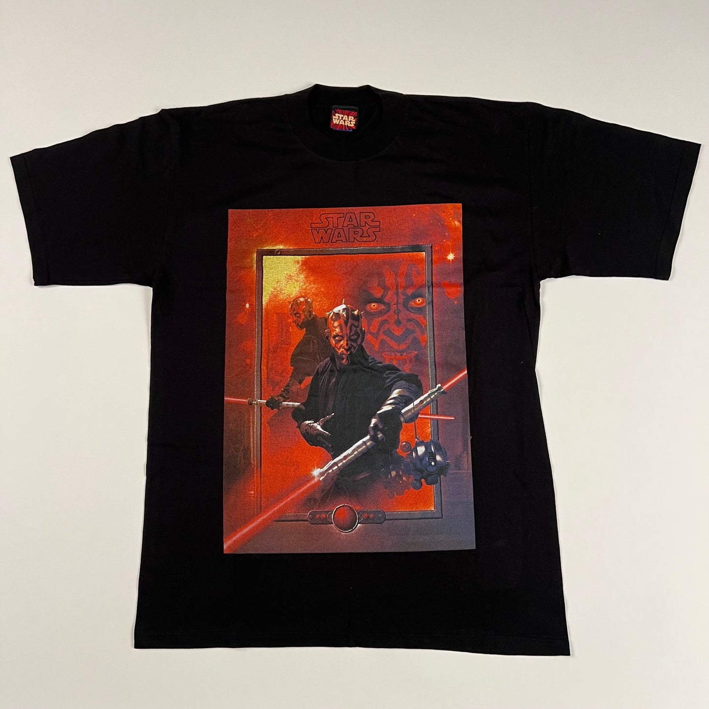 Vintage 90s Star Wars Shirt Large Darth Maul