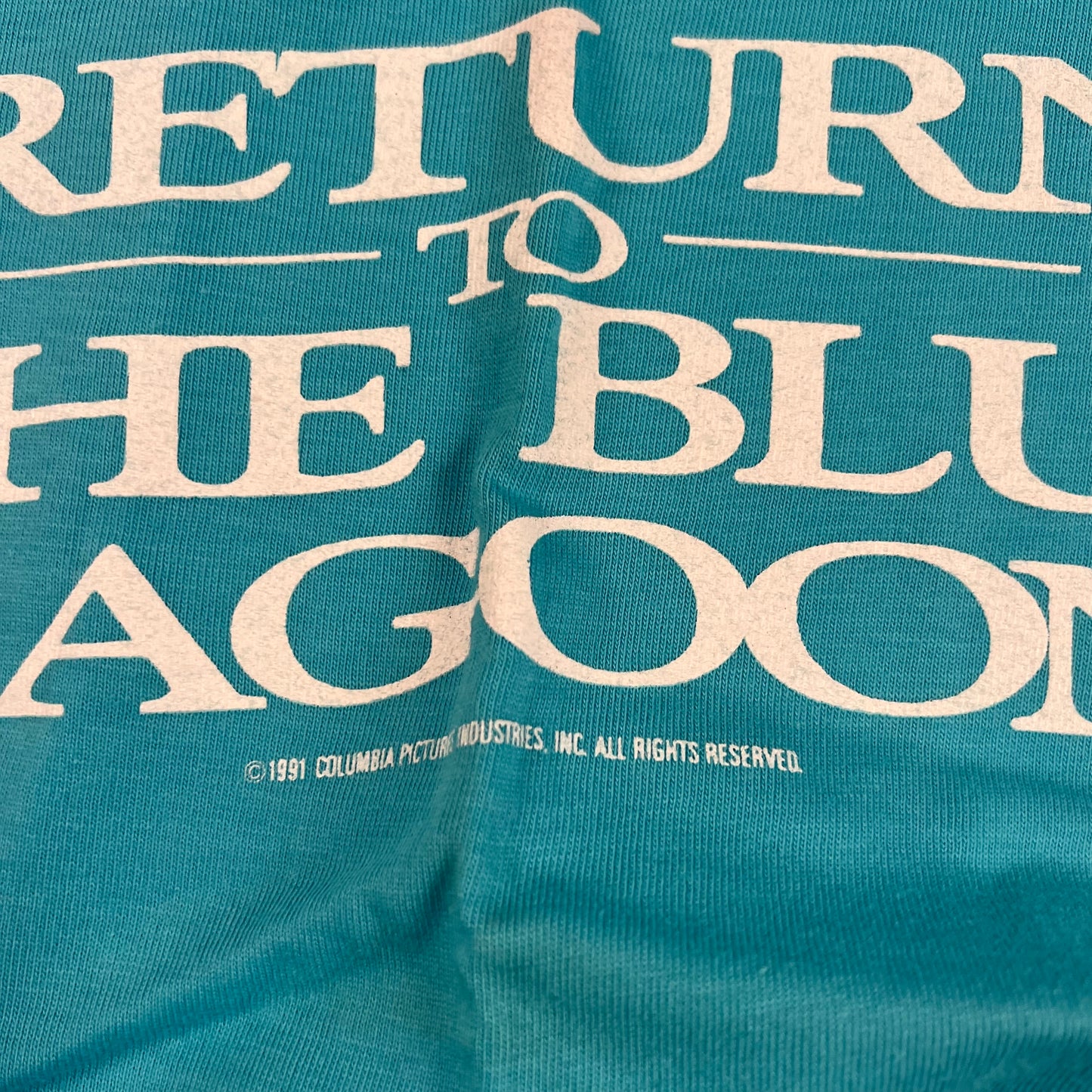 Vintage 1991 Return To The Blue Lagoon Shirt XL