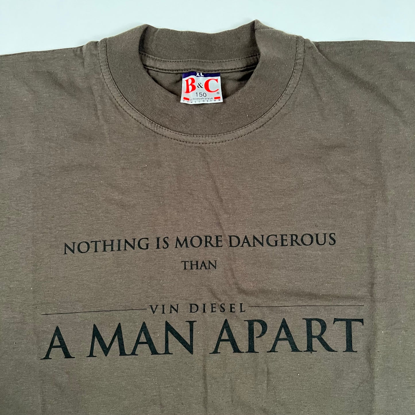 Vintage 2003 A Man Apart Shirt XL Vin Diesel Nothing Is More Dangerous