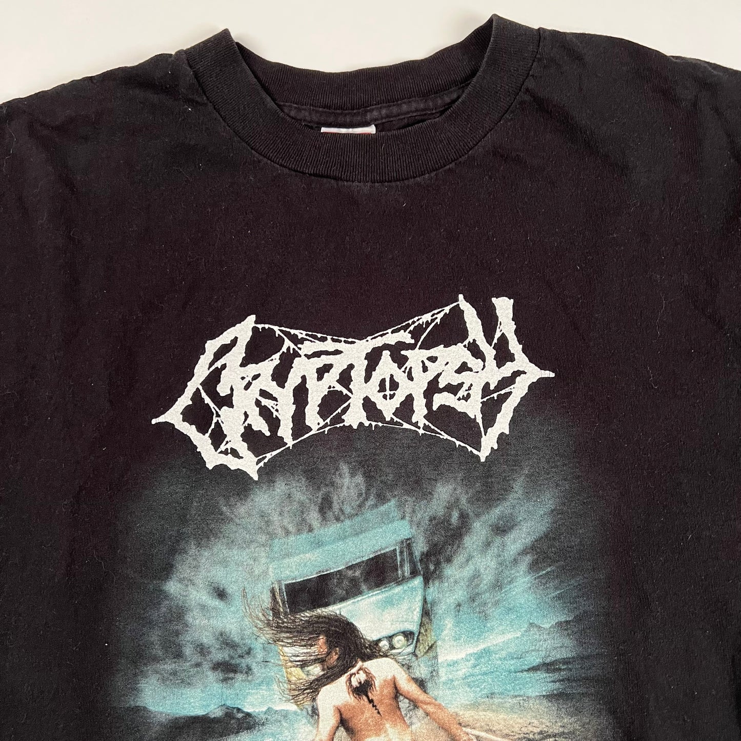 Vintage 2000 Cryptopsy Long Sleeve Shirt XL And Then You'll Beg