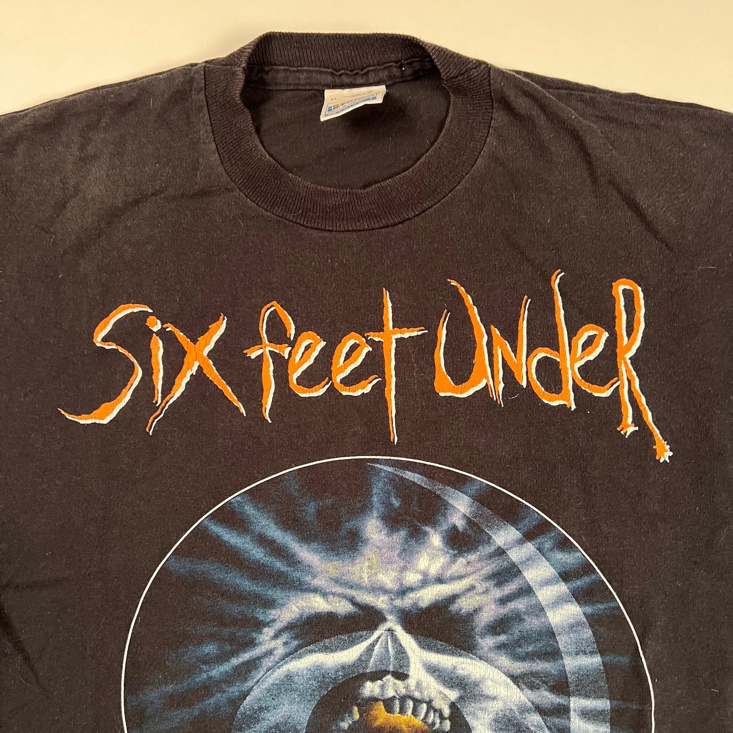 Vintage 1996 Six Feet Under Shirt Long Sleeve Shirt XL Haunting Europe Tour