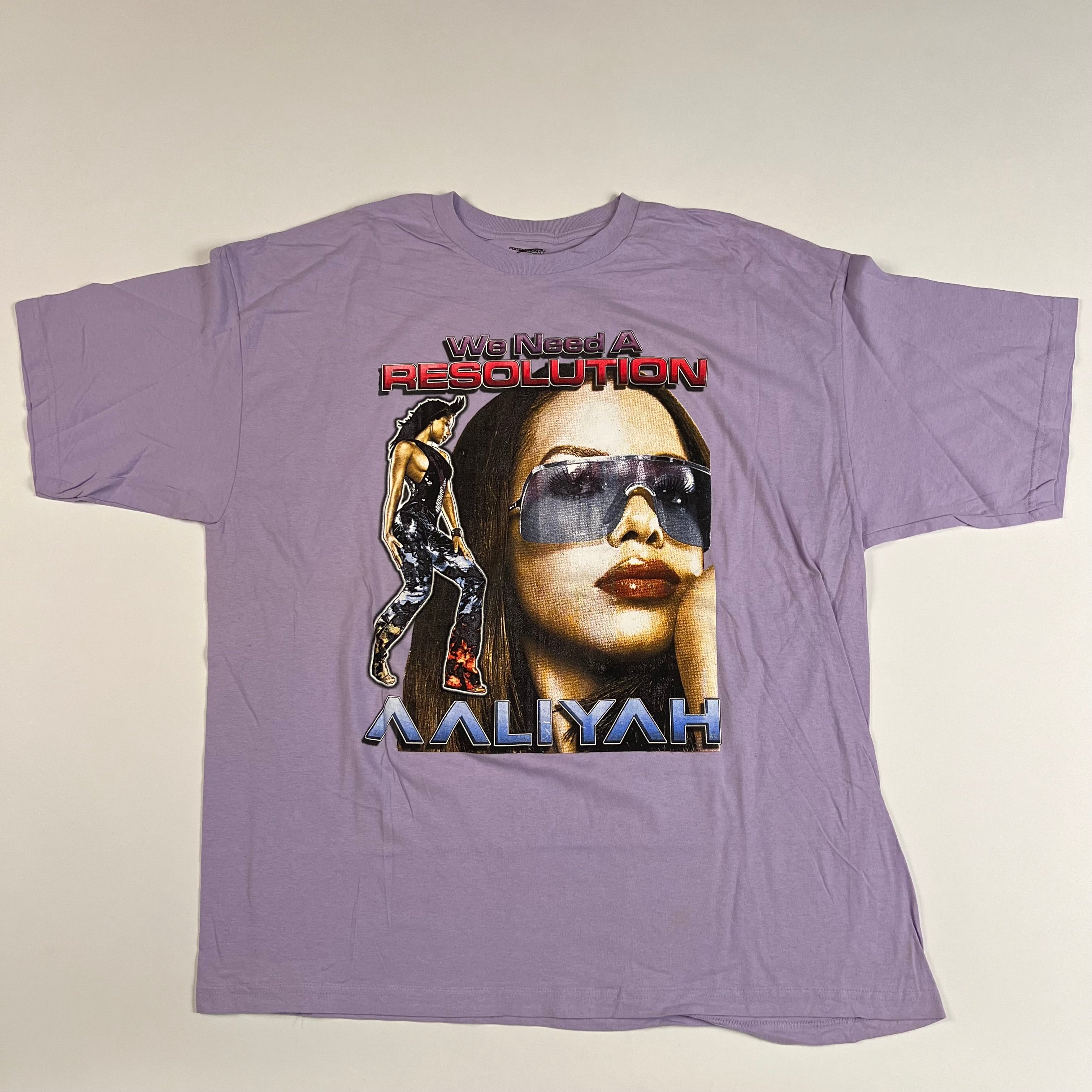 Vintage 2000s Aaliyah Shirt XXXXL We Need A Resolution – Madd Vintage