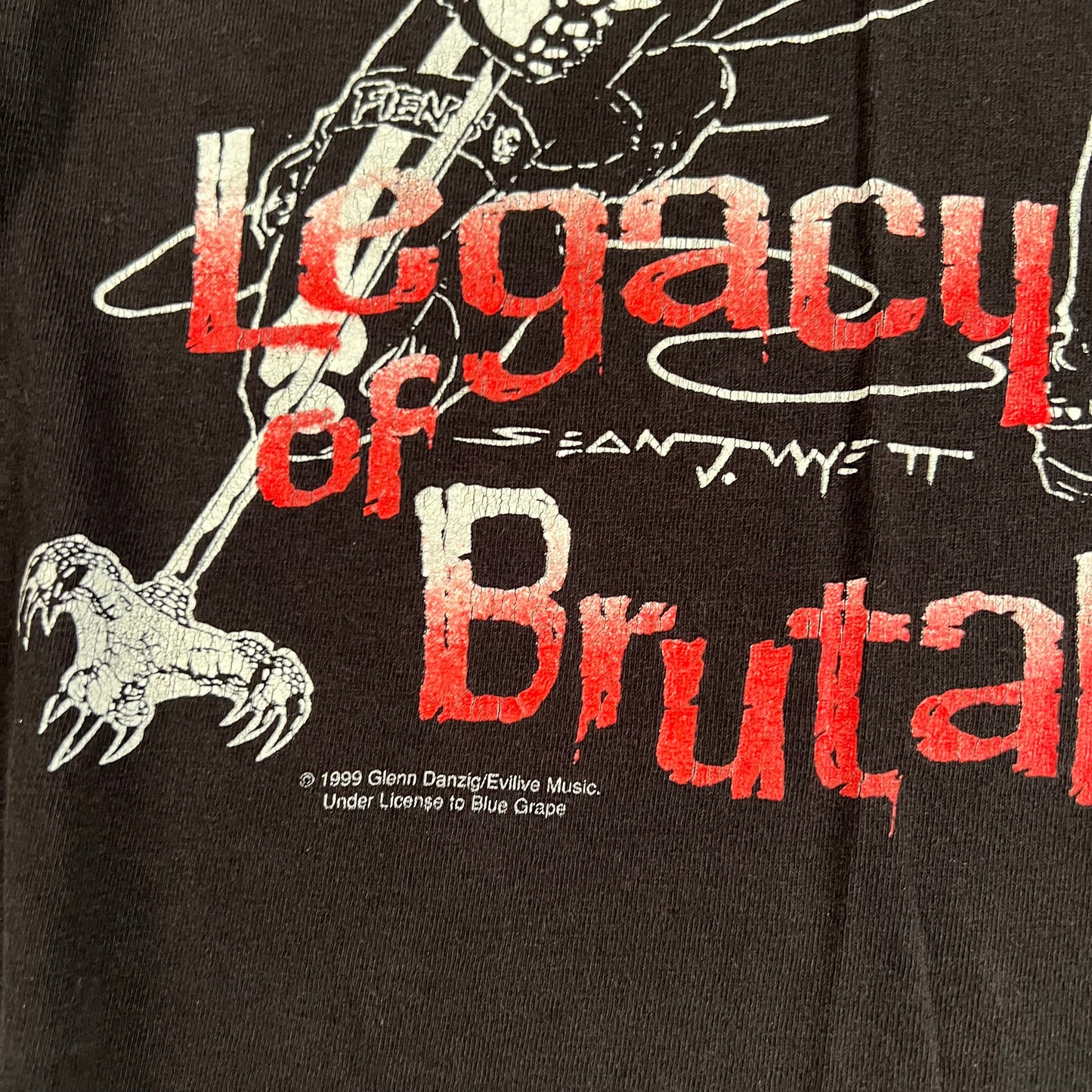 Vintage 1999 Misfits Shirt XL Legacy Of Brutality